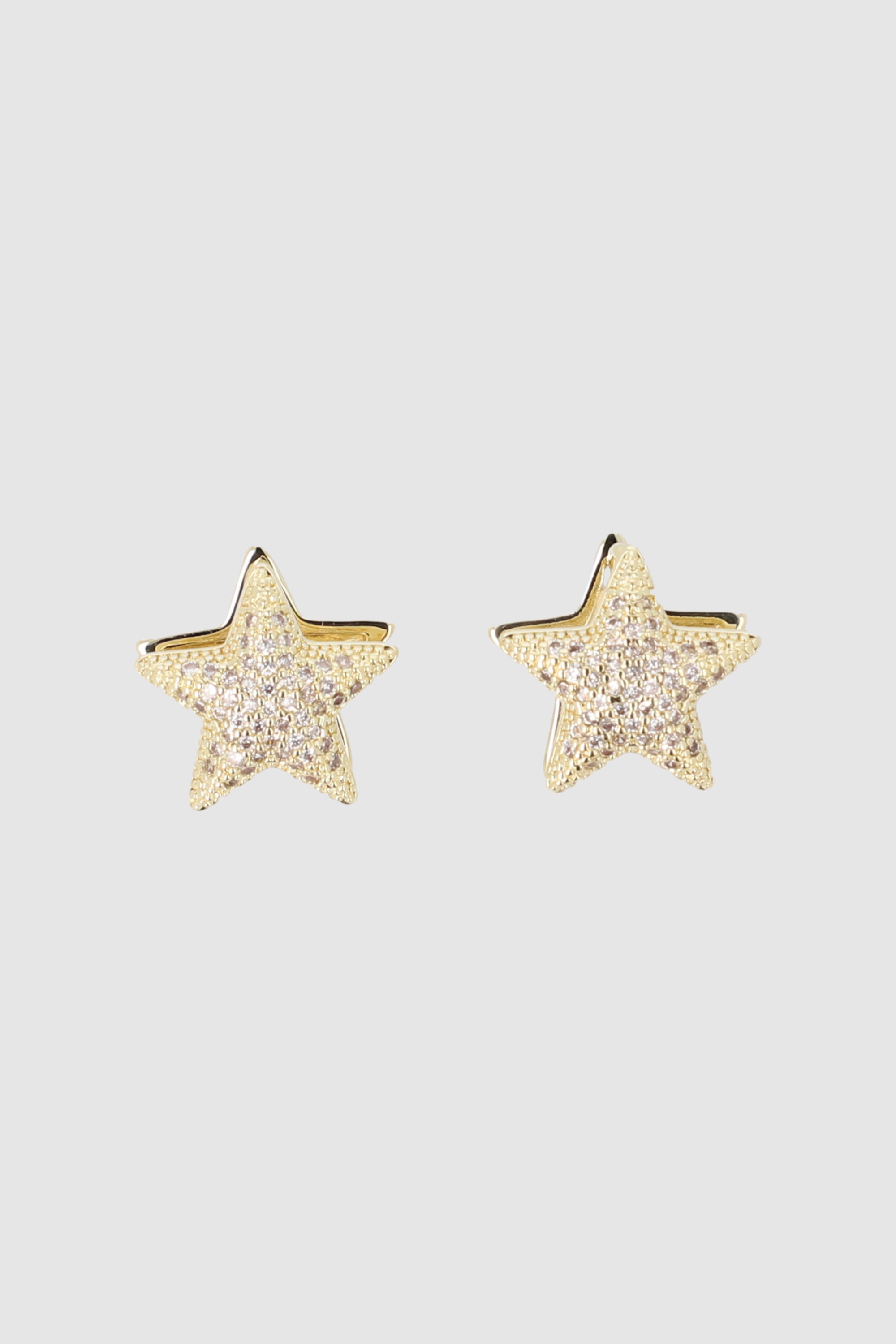 Aretes estrellas brillos ORO