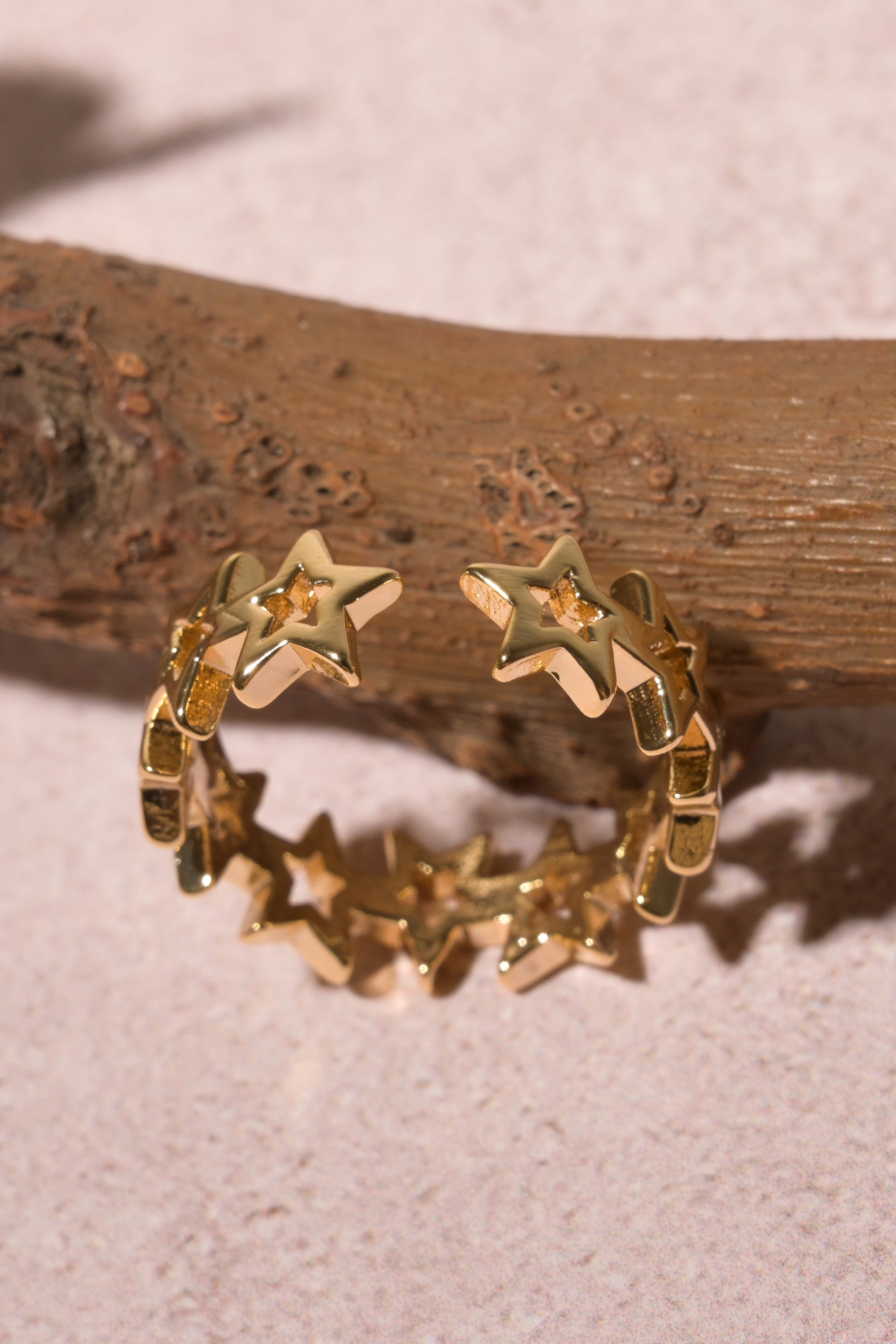 Anillo multi estrellas ORO