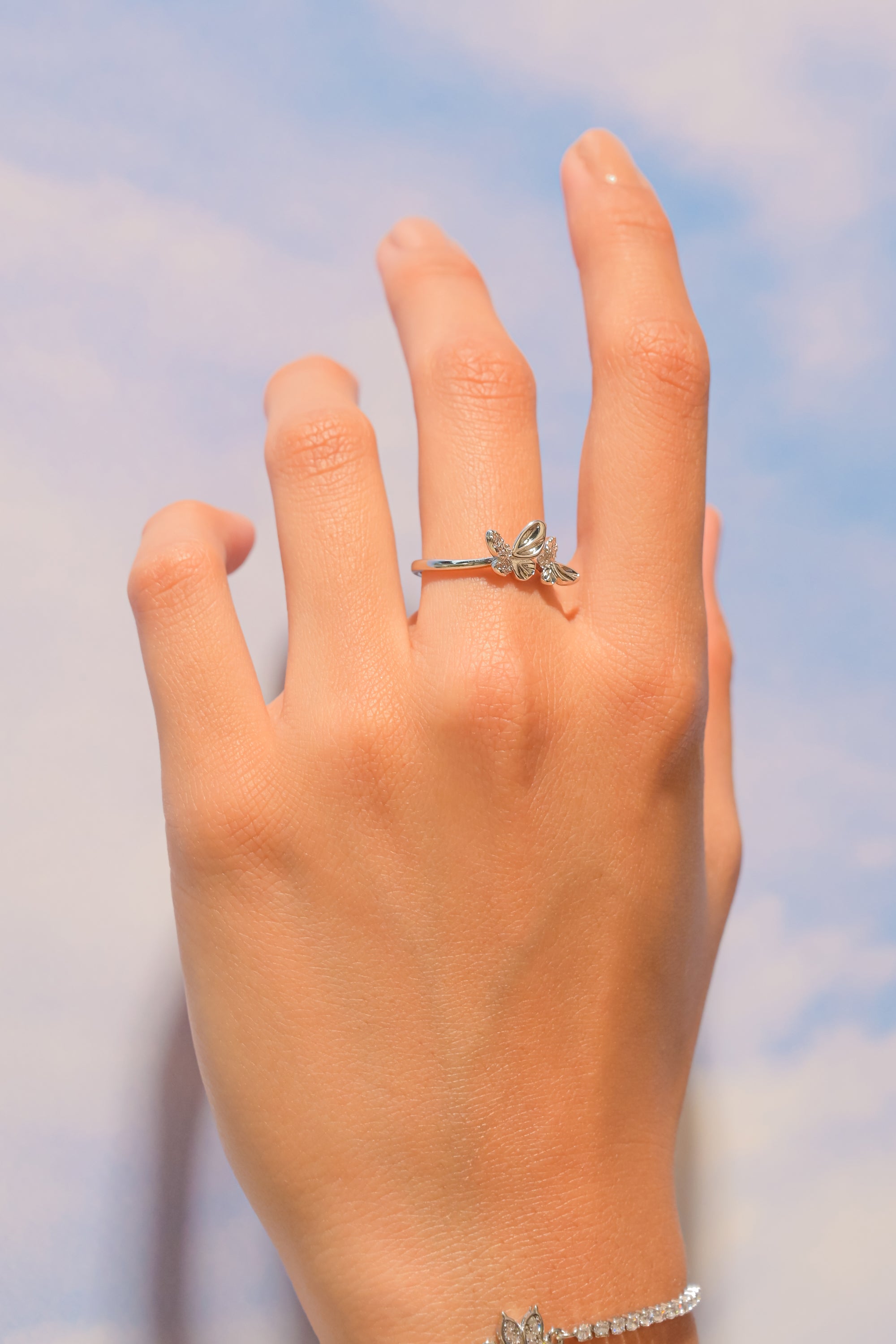 Anillo Mariposa Dolbe Pq PLATA