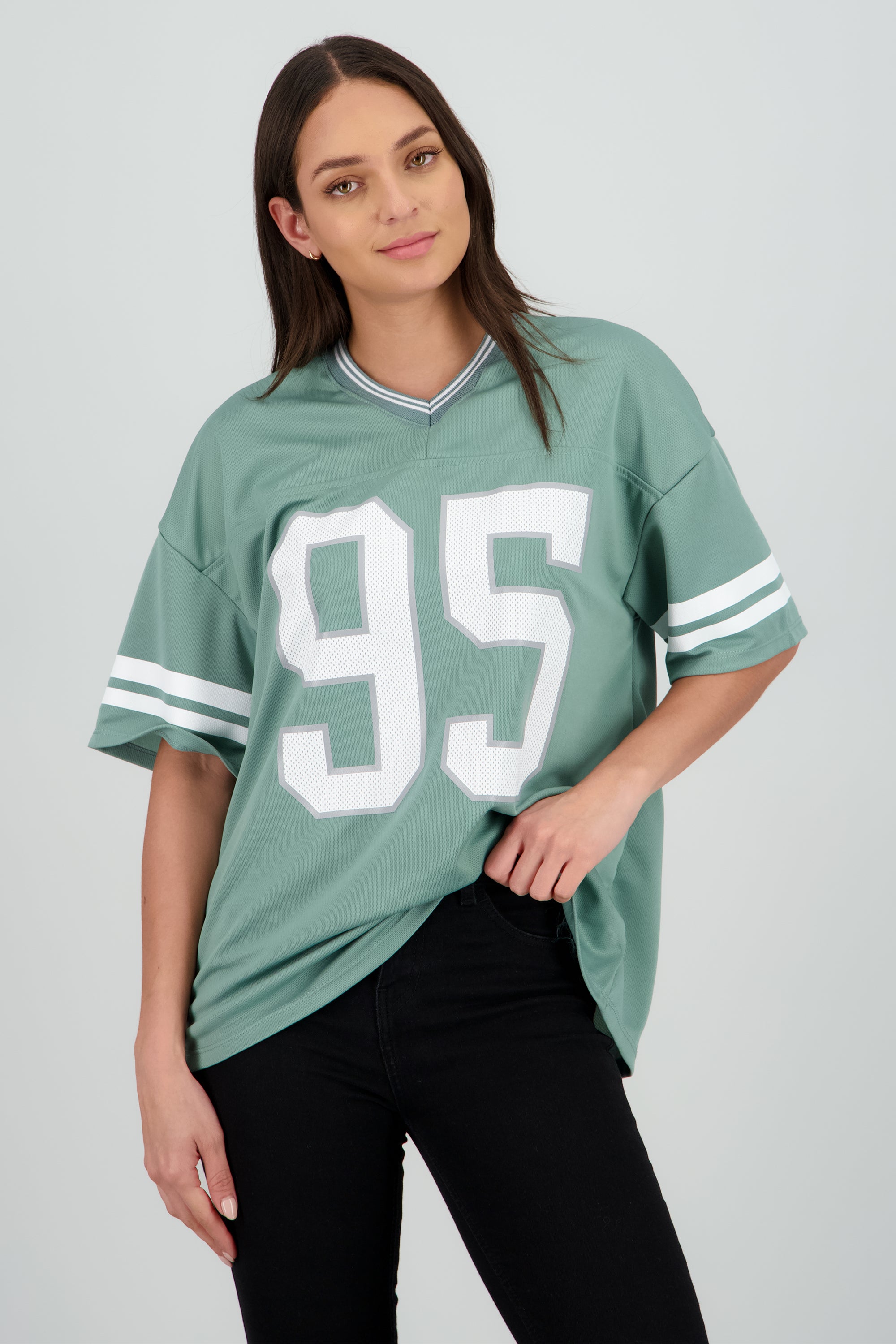 Playera deportiva estampado numeros SAGE