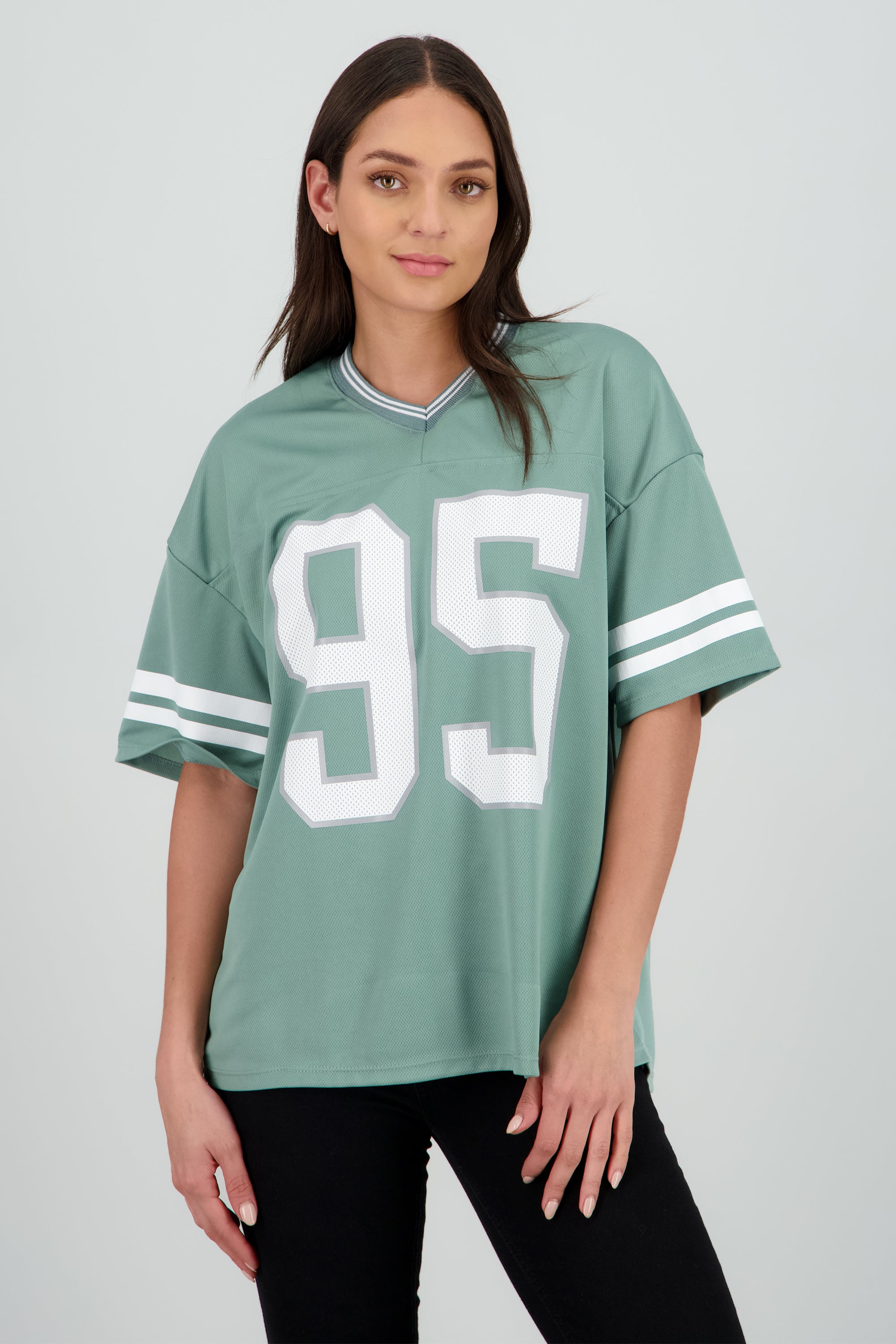 Playera deportiva estampado numeros SAGE