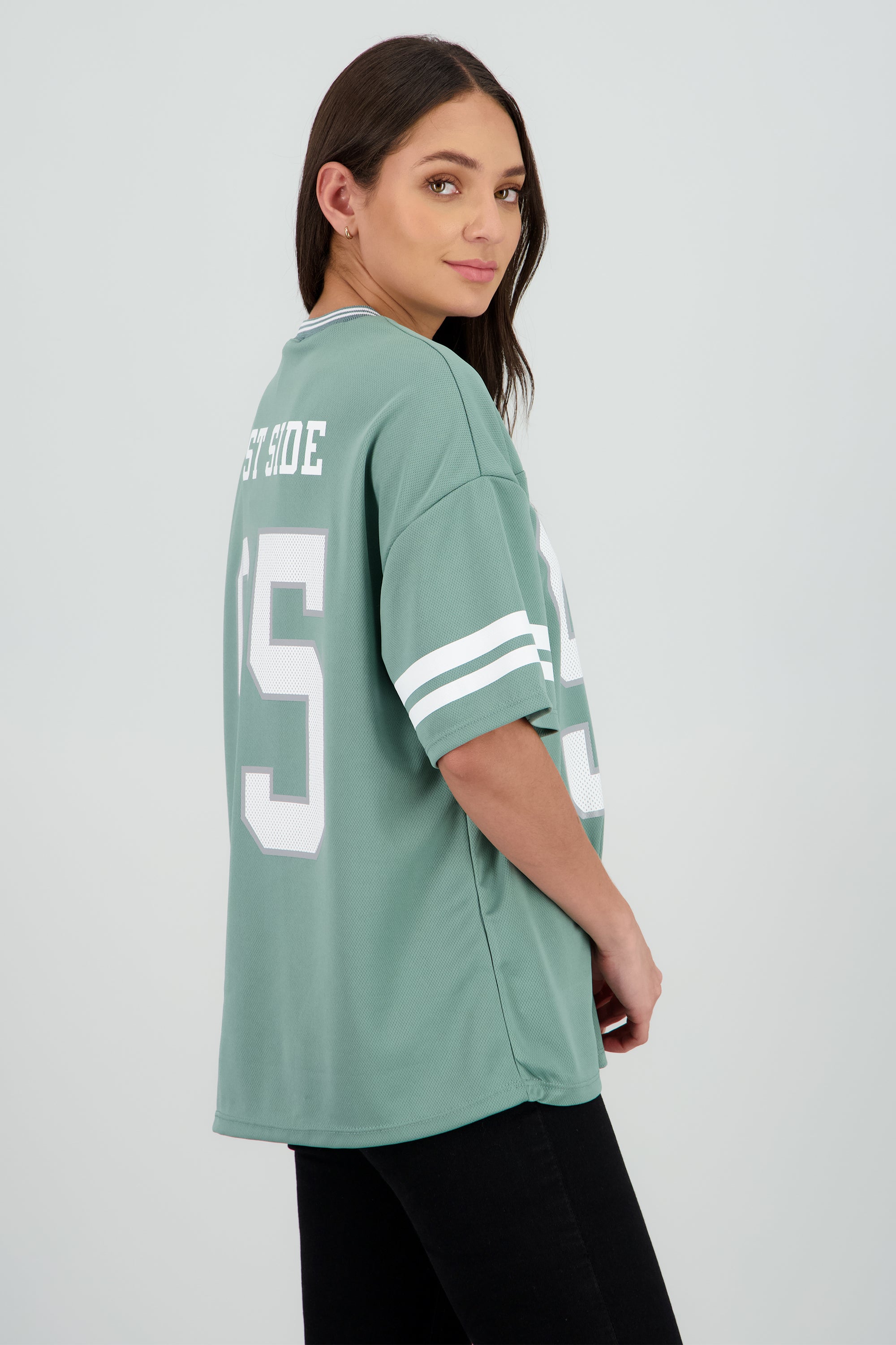 Playera deportiva estampado numeros SAGE