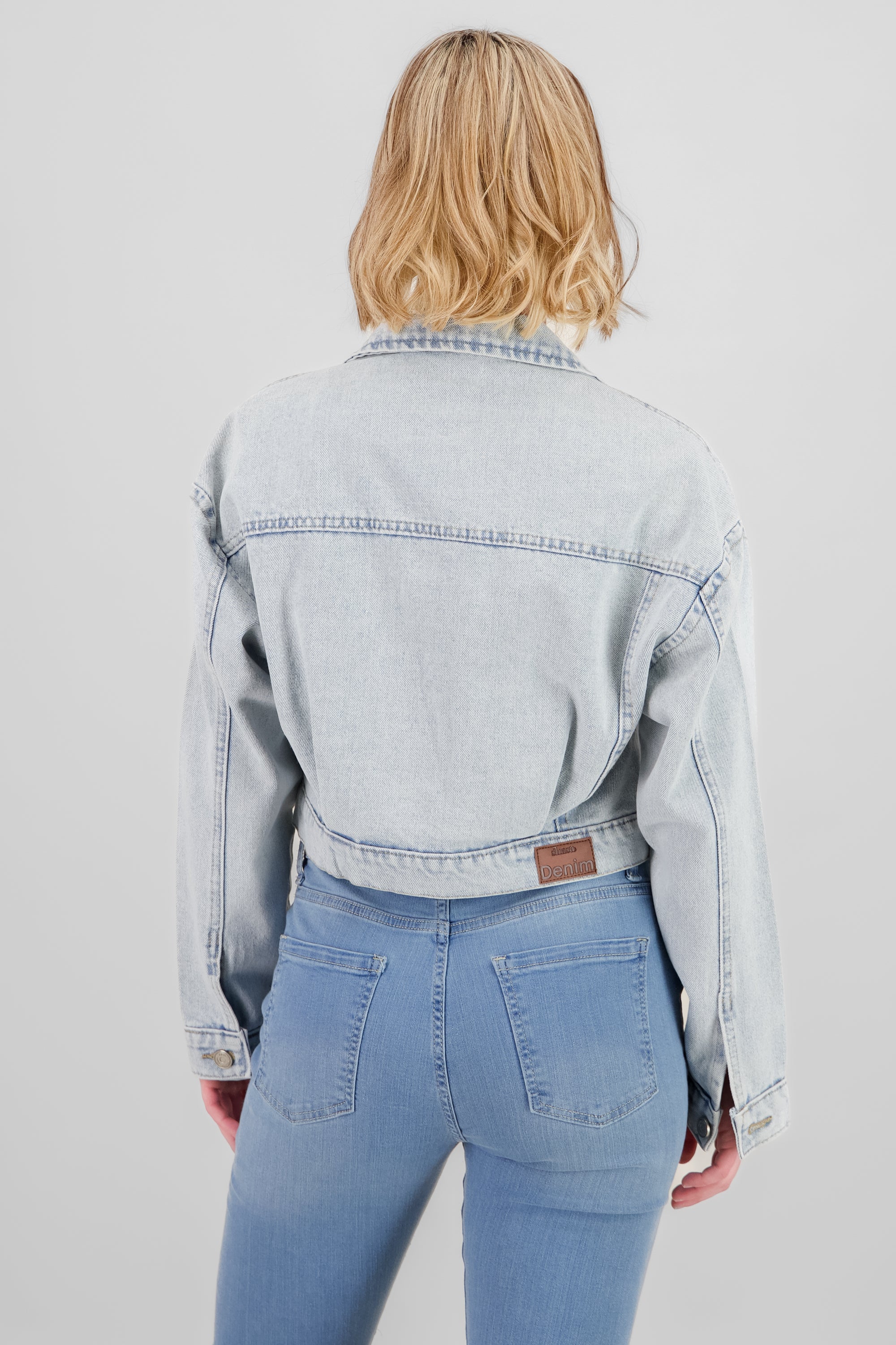 Basic oversize jacket Light Wash