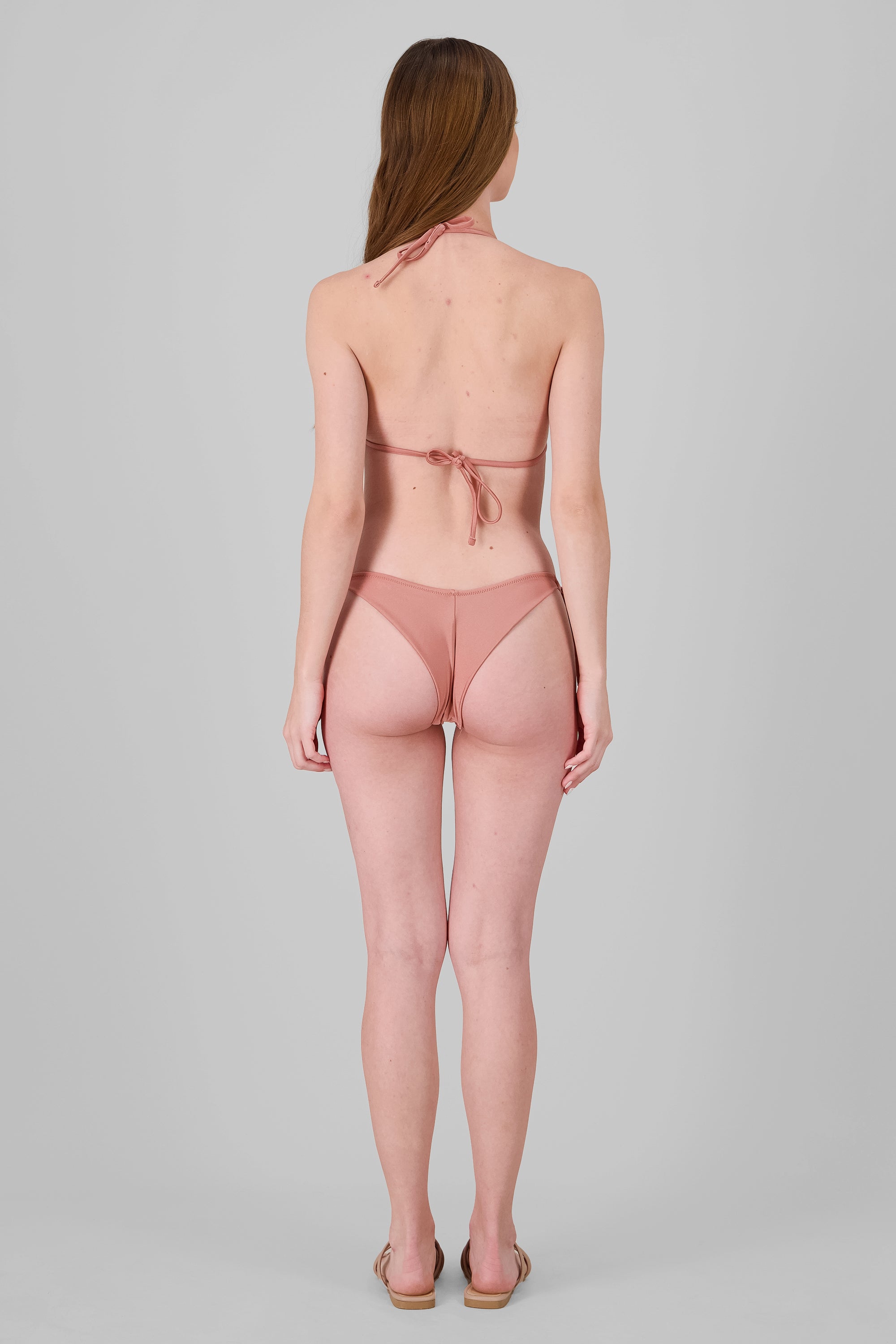 Bikini olanes satin CORAL