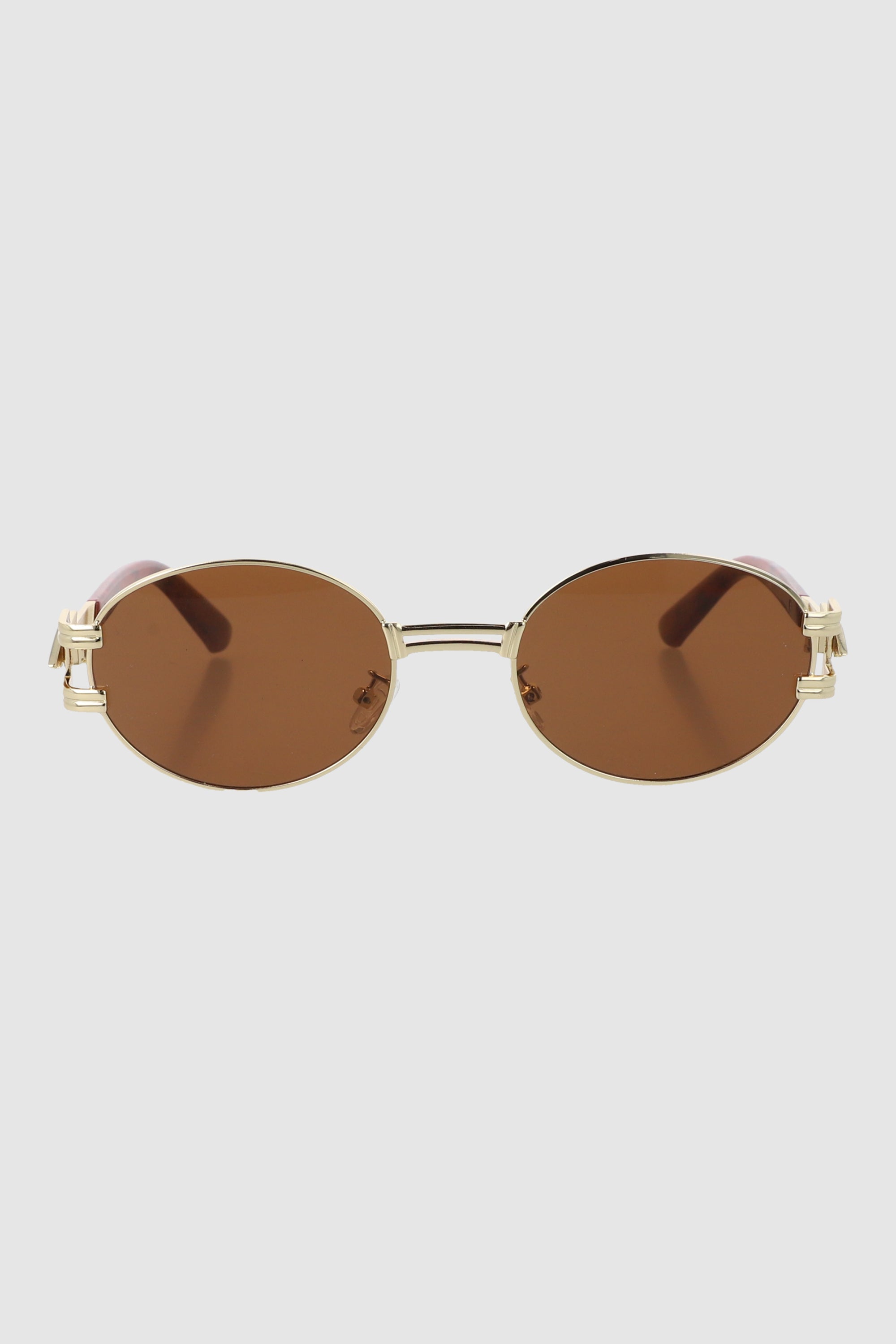 Lentes ovalo detale metal CAFE