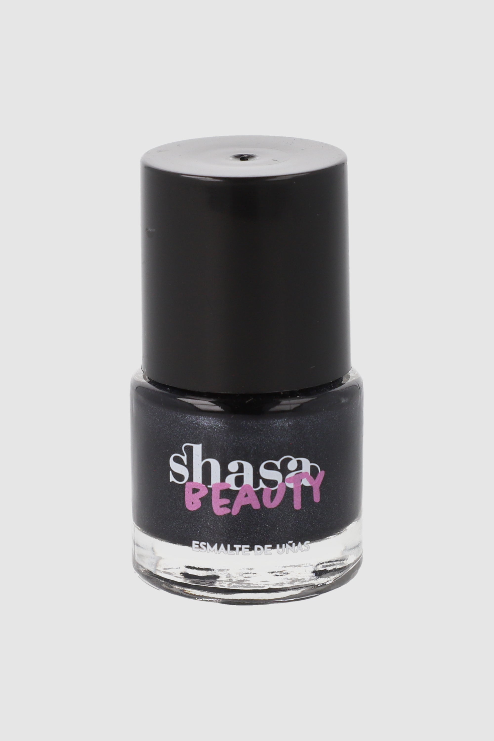 Esmalte mini glitter nacarado NEGRO