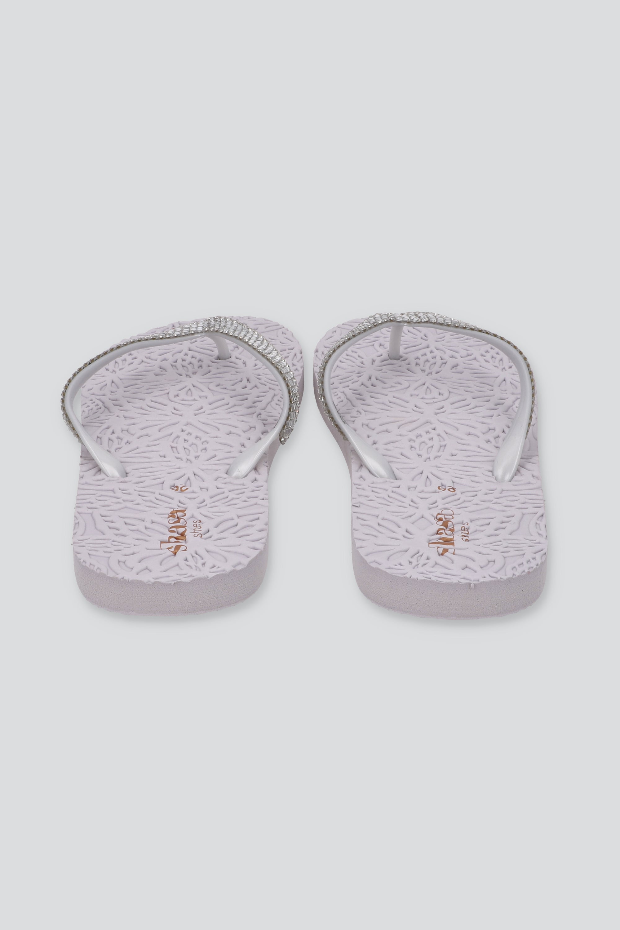 Flip Flops Textura Brillo BLANCO