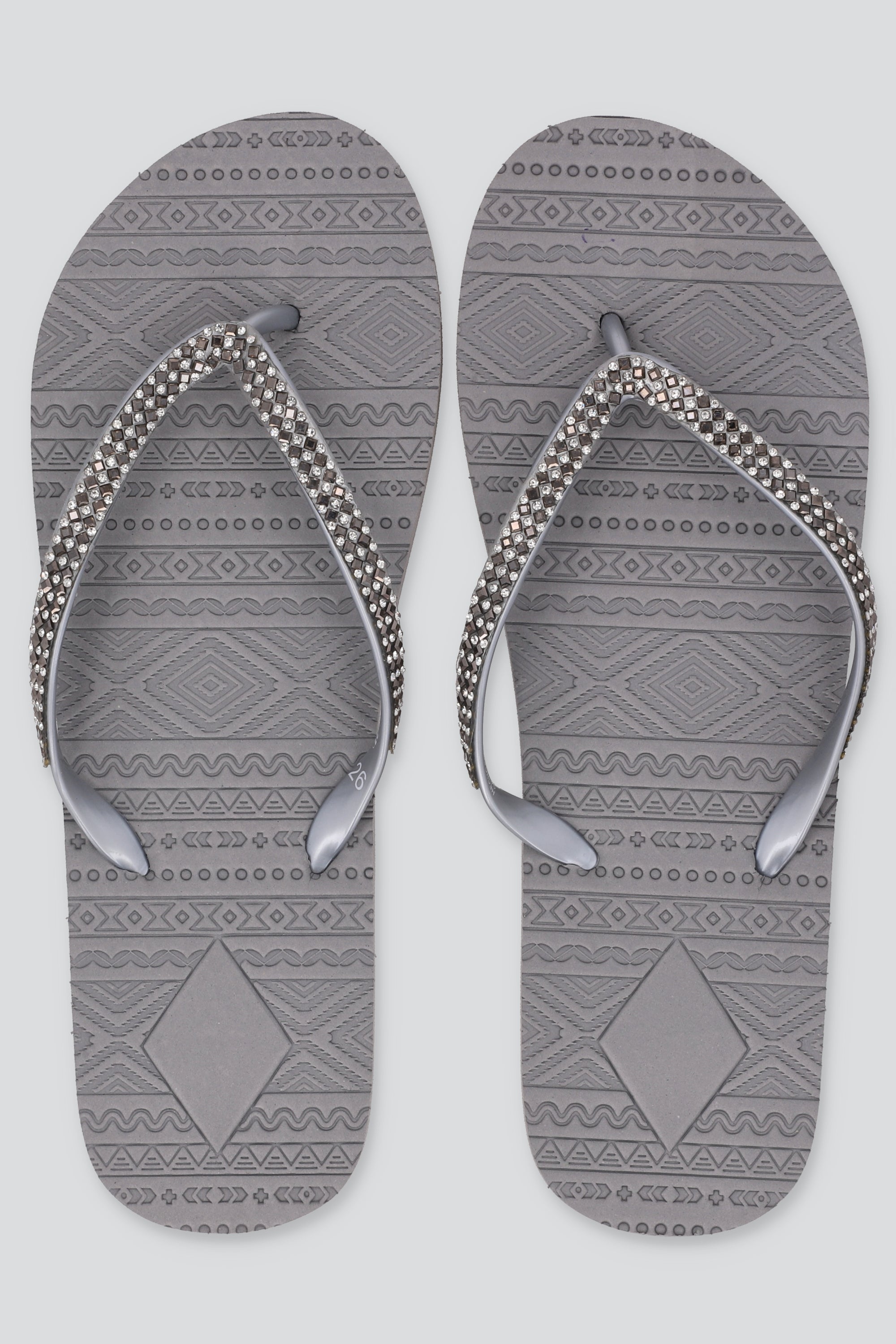 Flip Flop Print Tribal GRIS