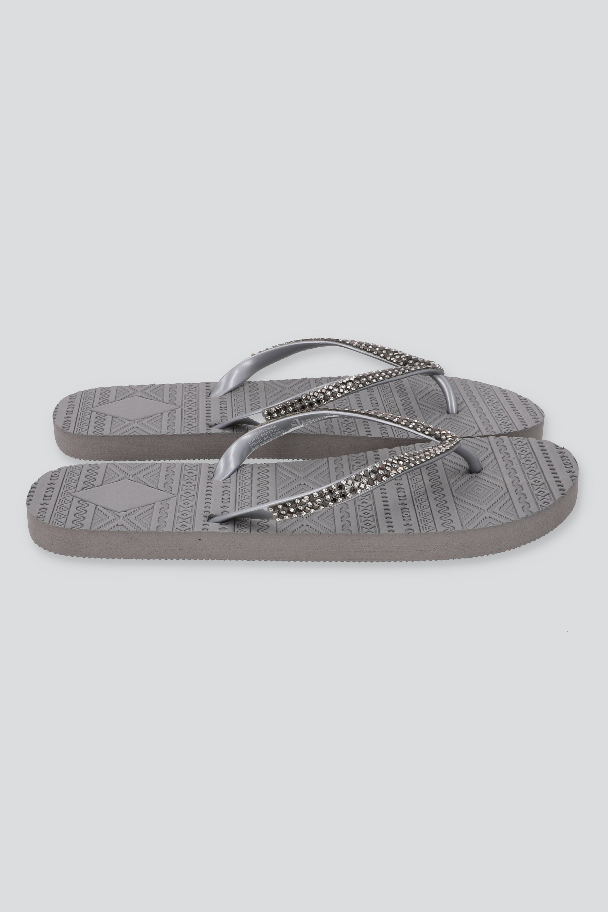 Flip Flop Print Tribal GRIS