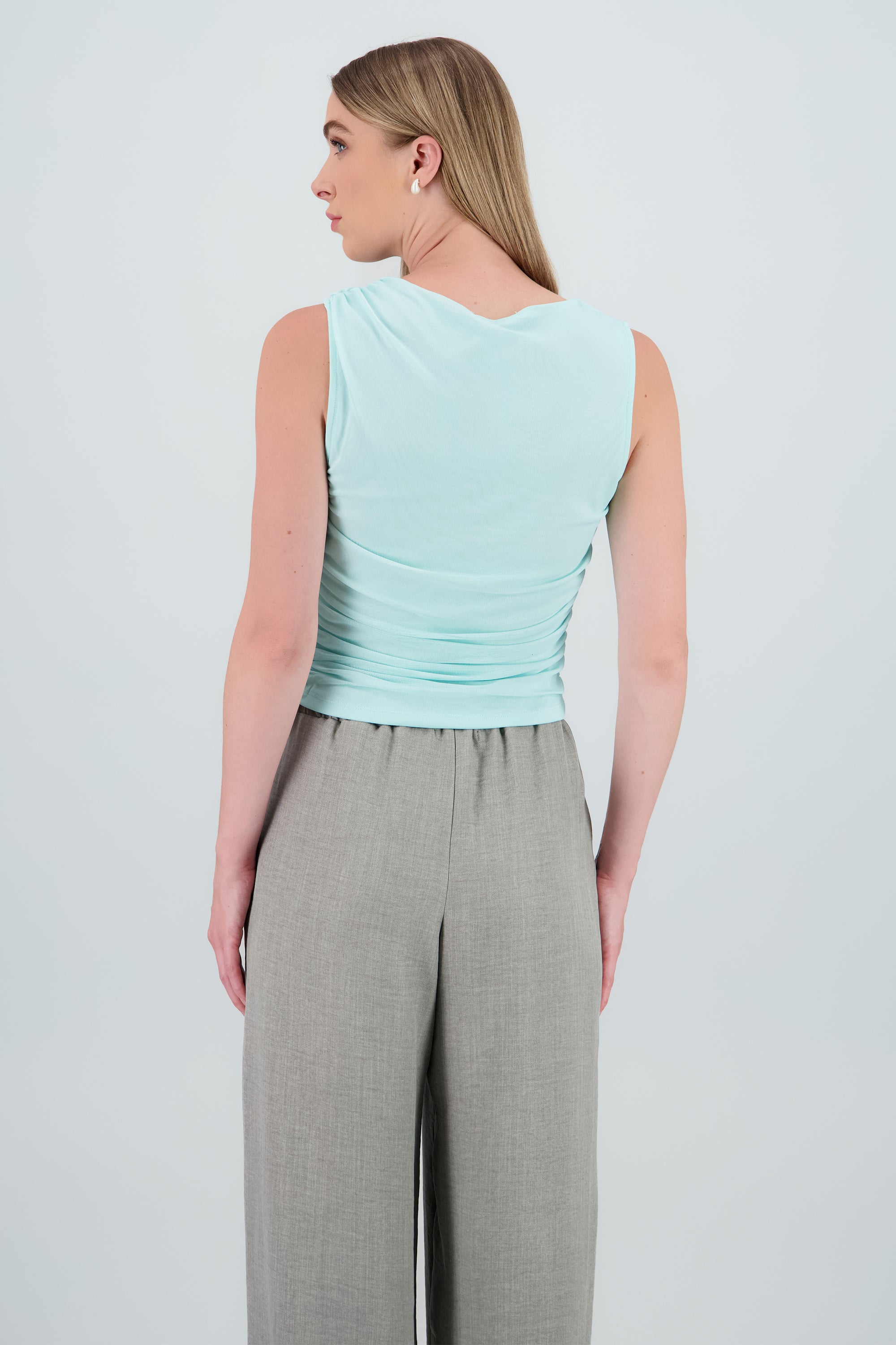 Top mesh flor degradado MENTA