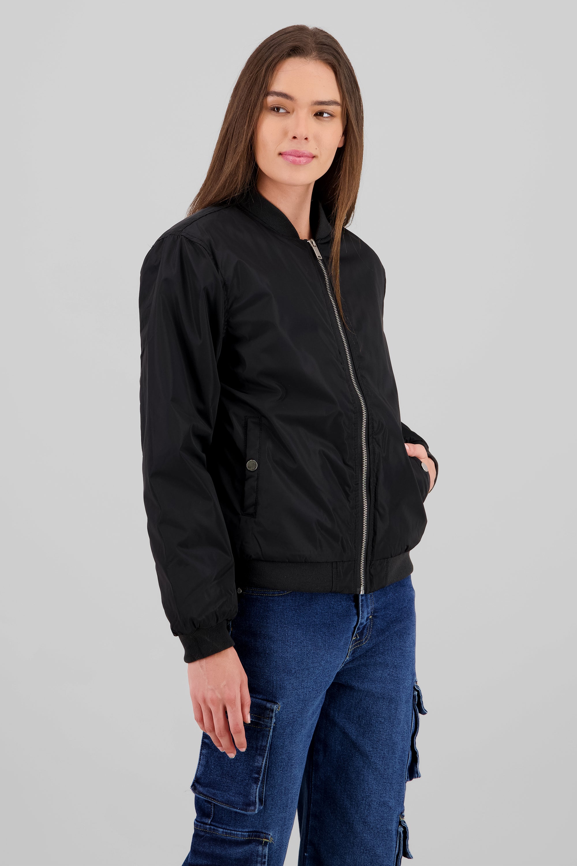 Bomber Lisa Cierre NEGRO