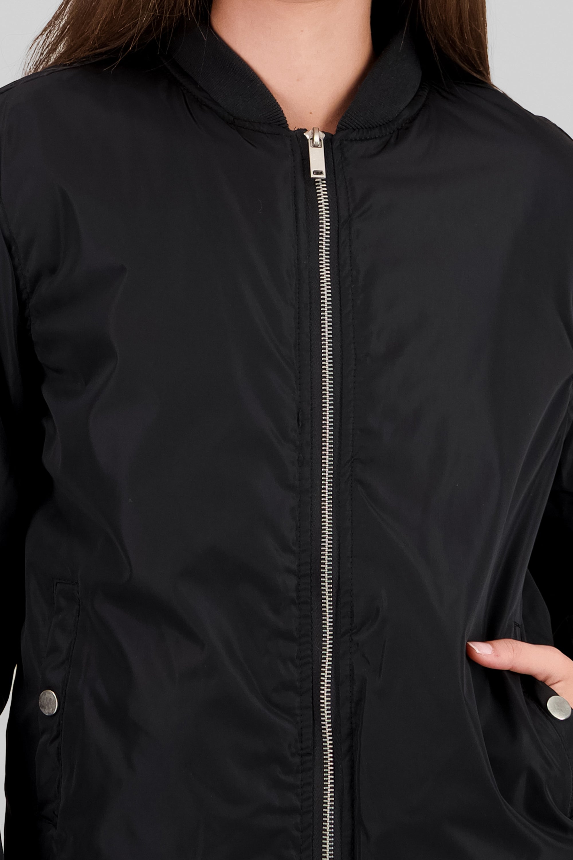 Bomber Lisa Cierre NEGRO