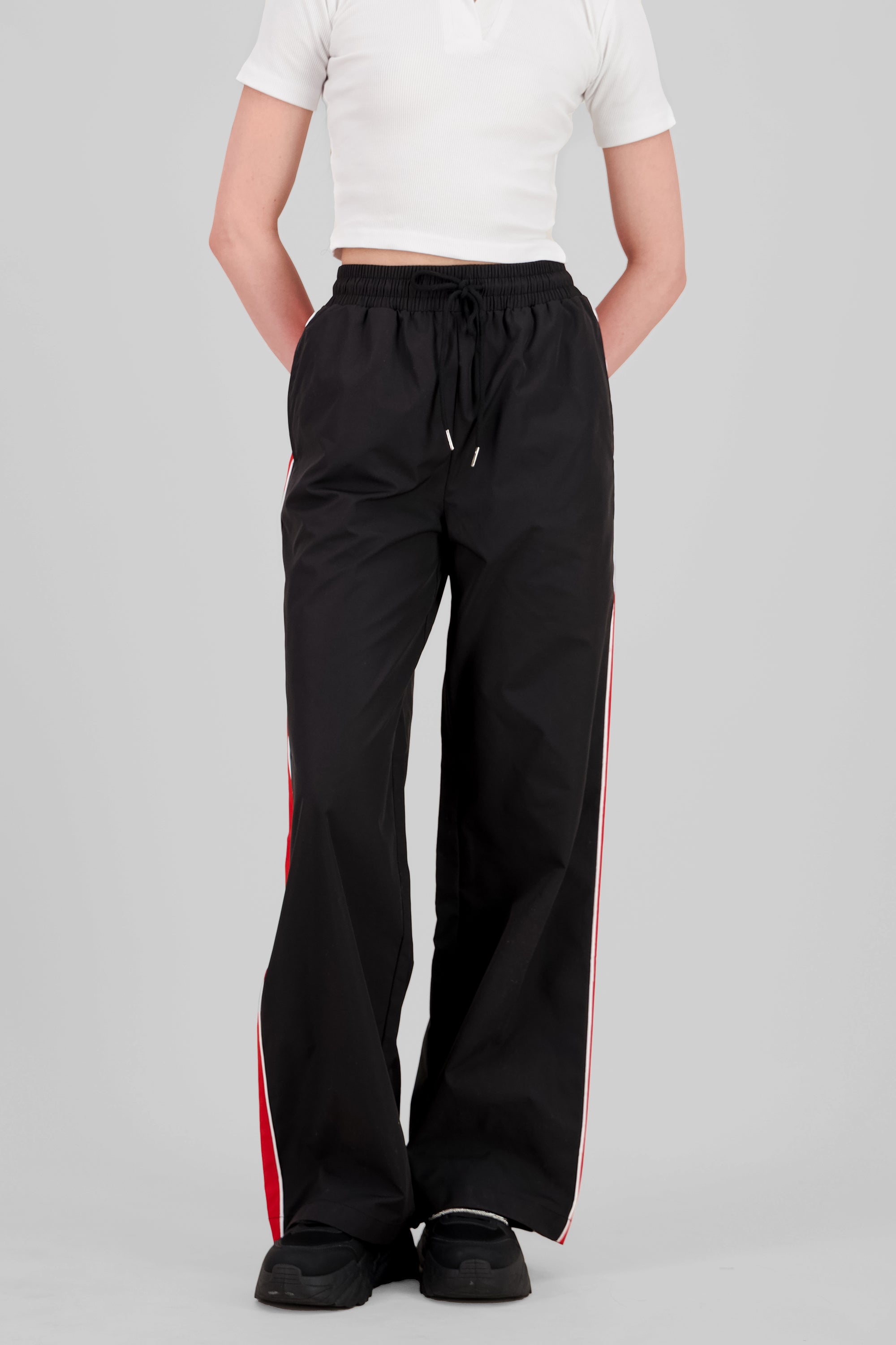 Pantatlon color block liso NEGRO COMBO