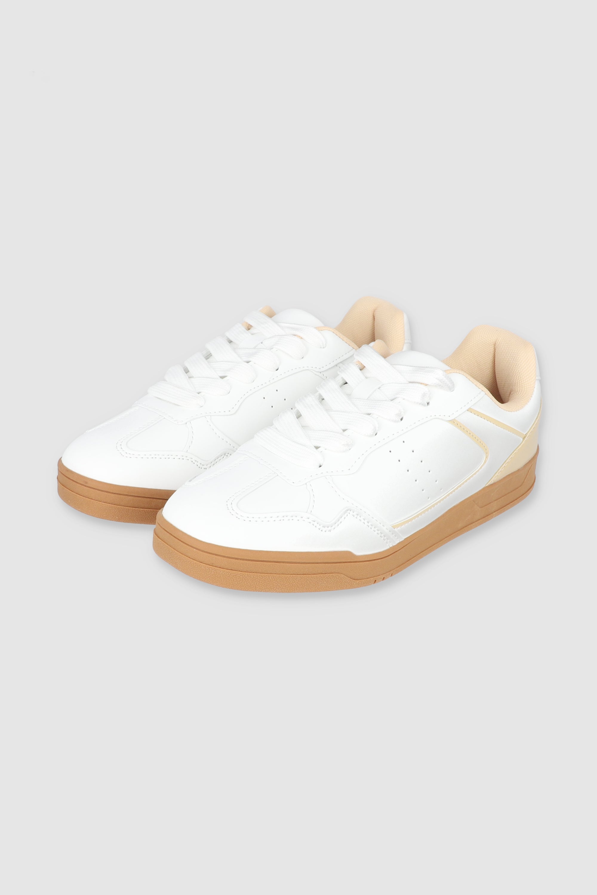Tenis skater bloques BEIGE