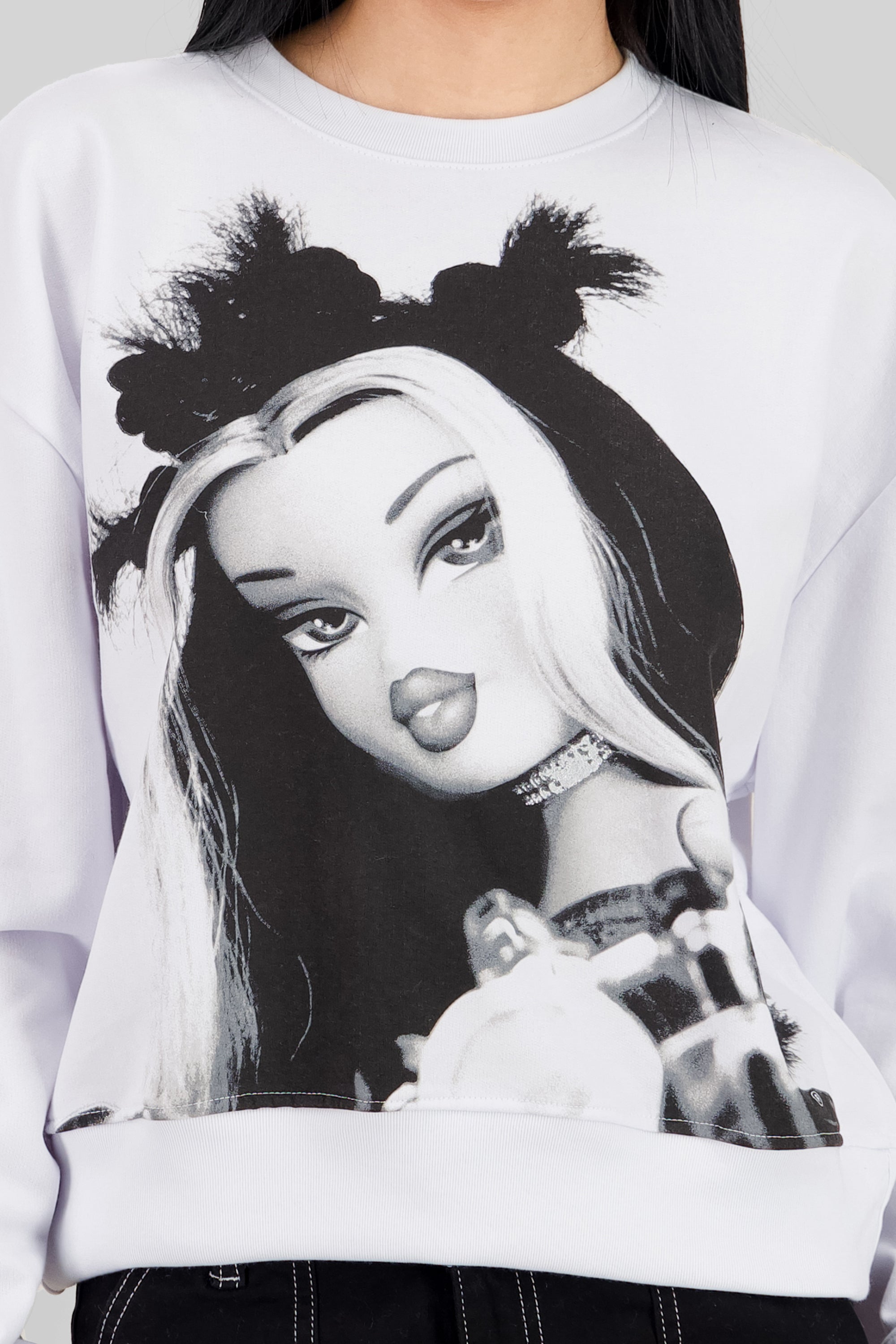 Sudadera bratz muñeca BLANCO
