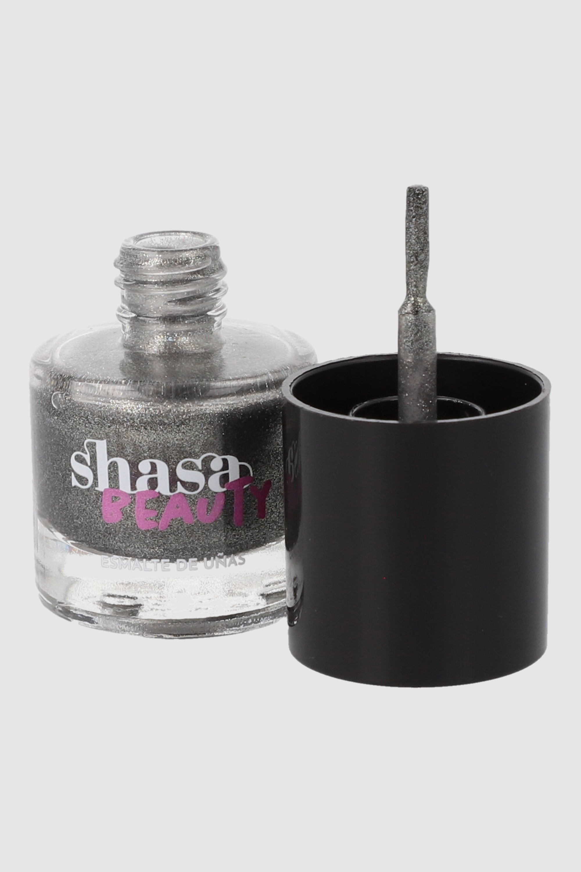 Esmalte mini brillos metalico GRIS