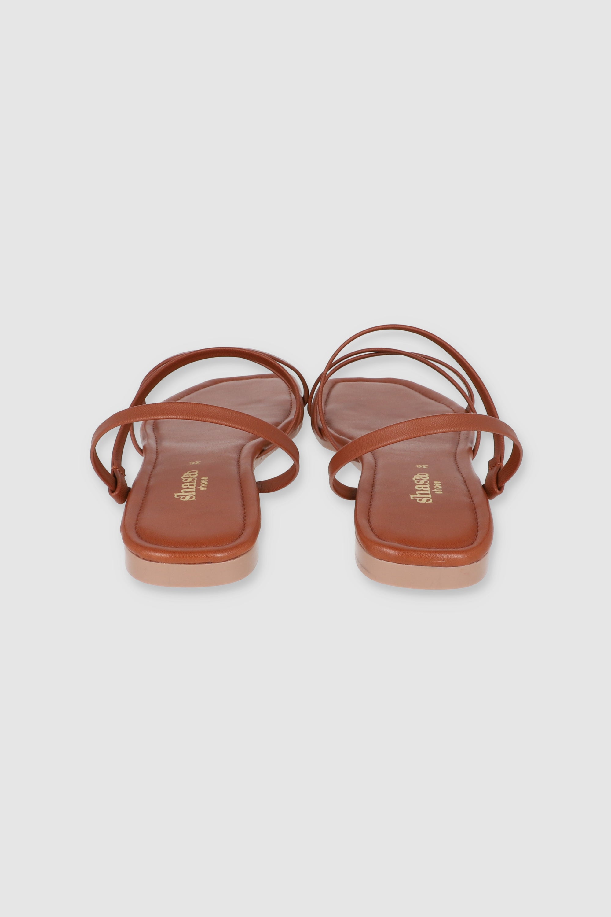 Sandalia tiras slingback TAN