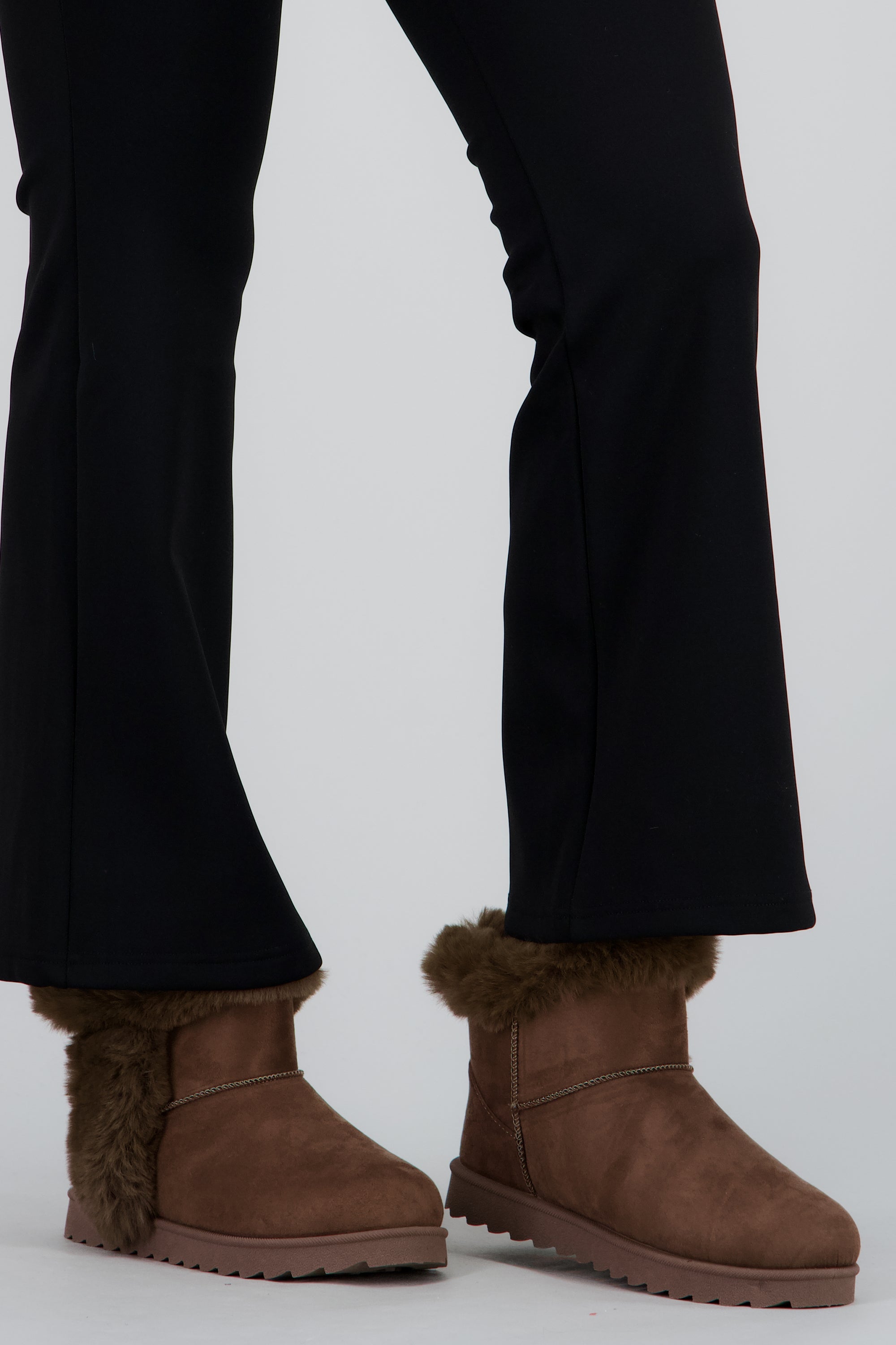 Bota peluche fluffy TAUPE