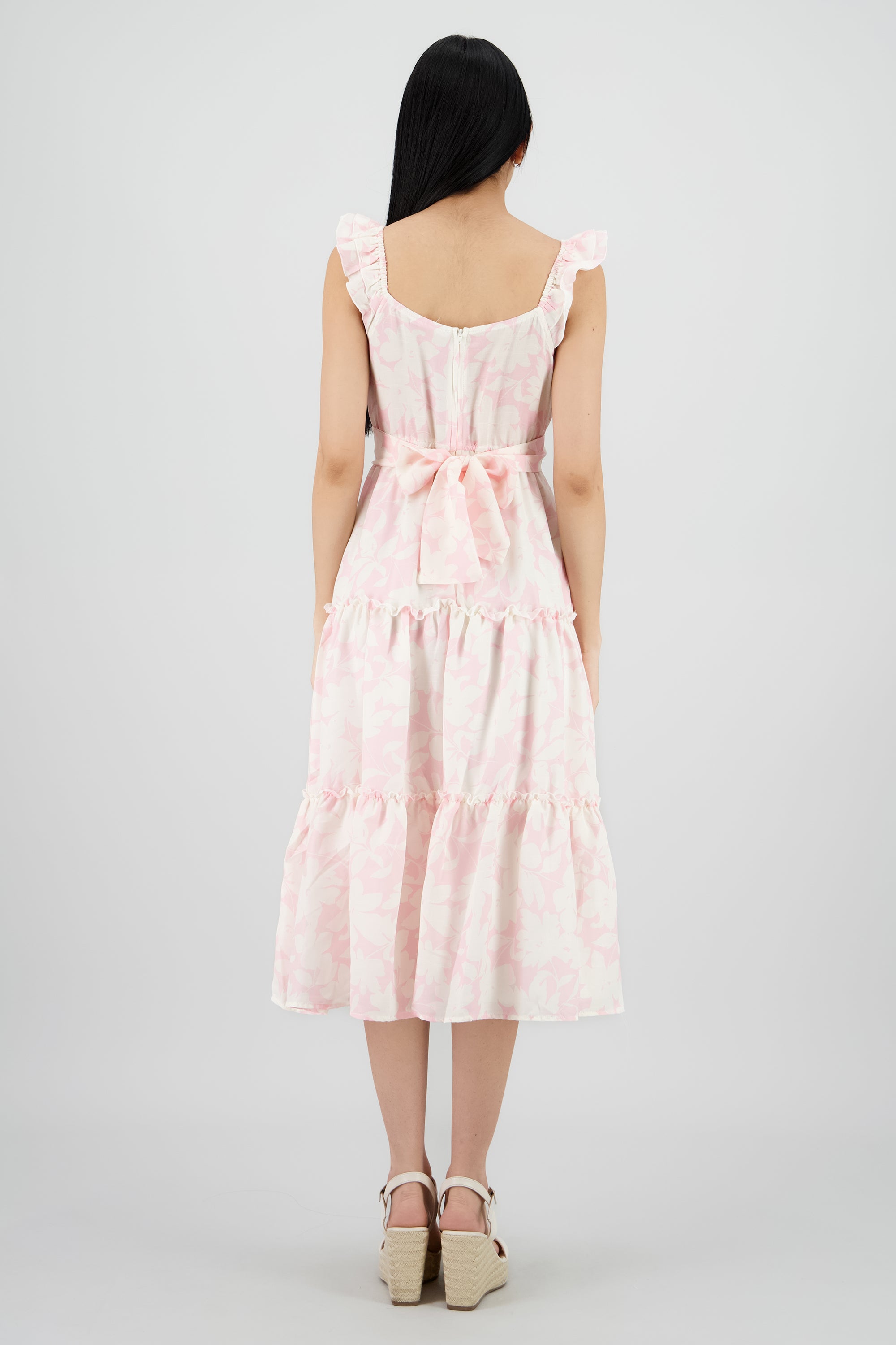 Vestido maxi estampado PALO DE ROSA