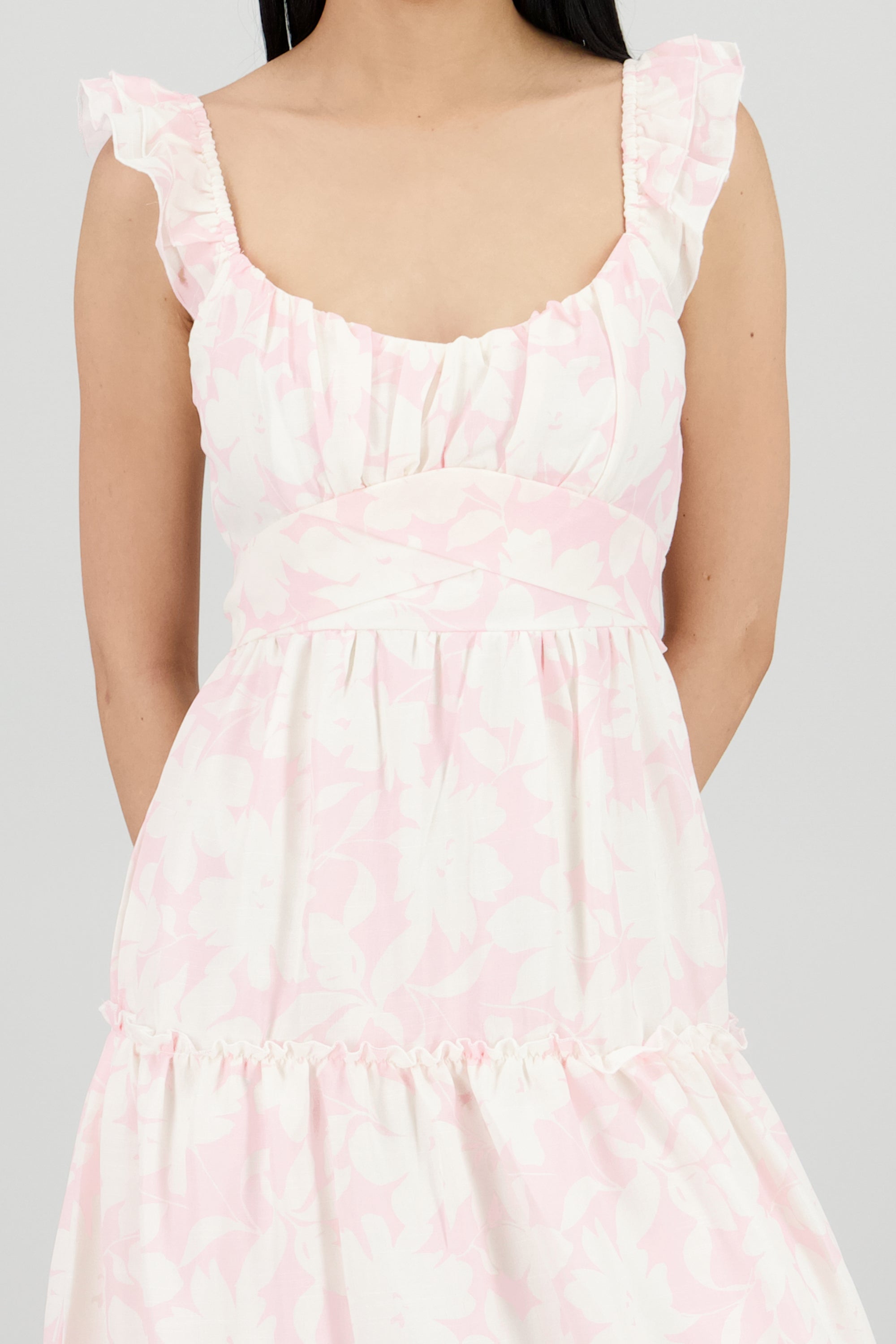 Vestido maxi estampado PALO DE ROSA