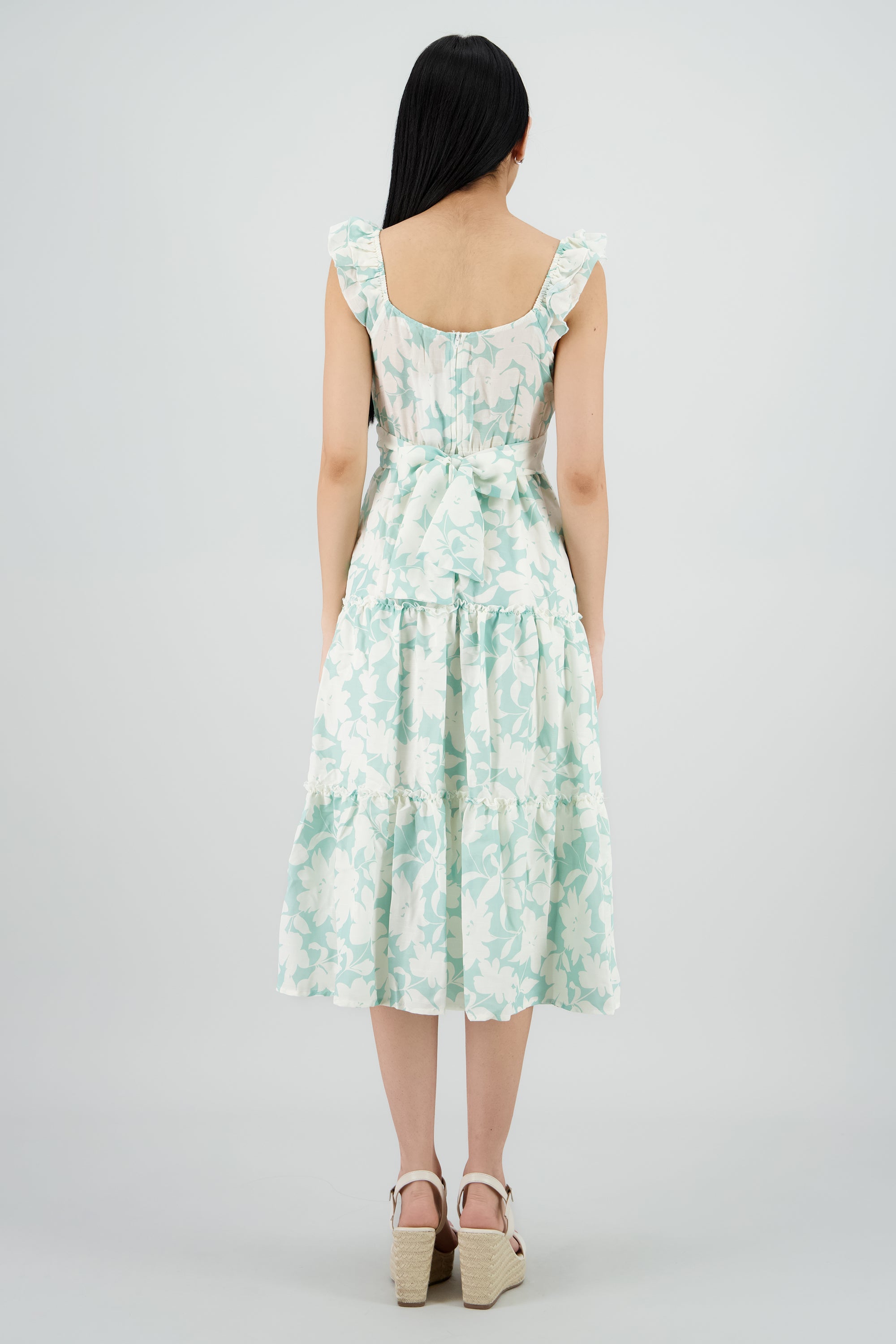 Vestido maxi estampado MENTA