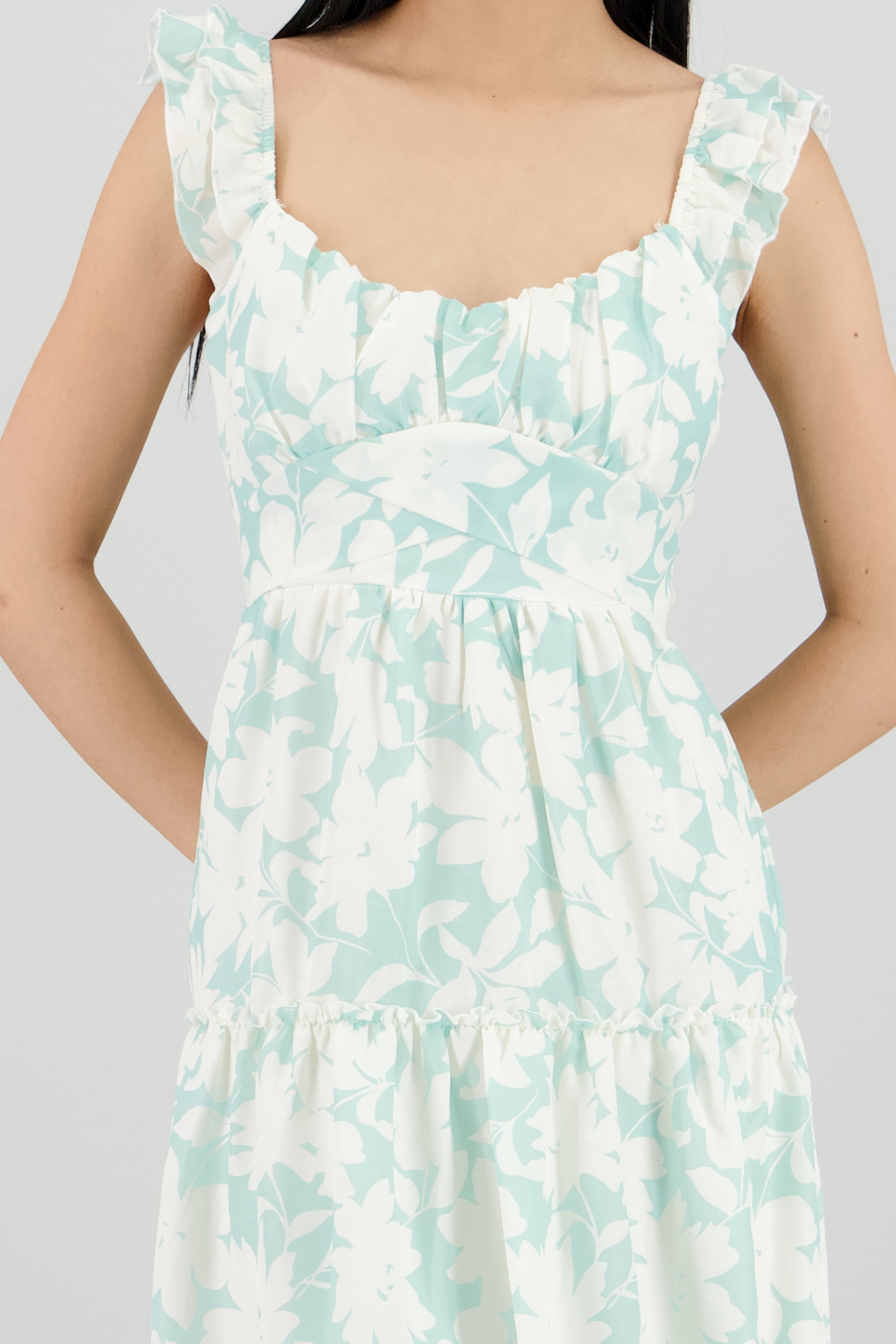 Vestido maxi estampado MENTA