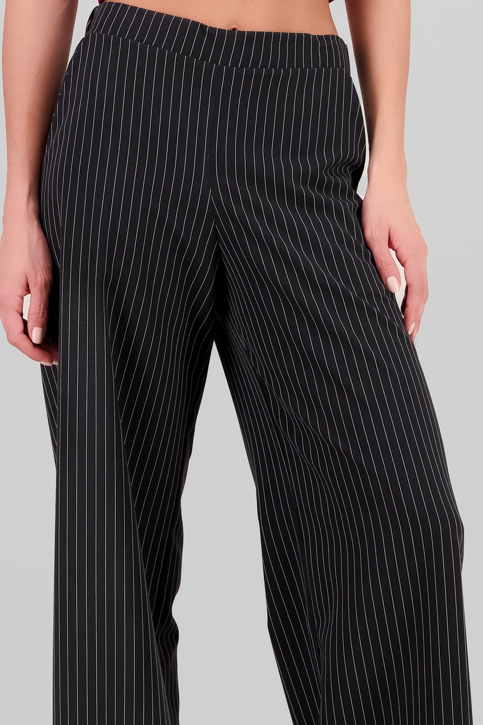 Pantalon sastre lineas NEGRO