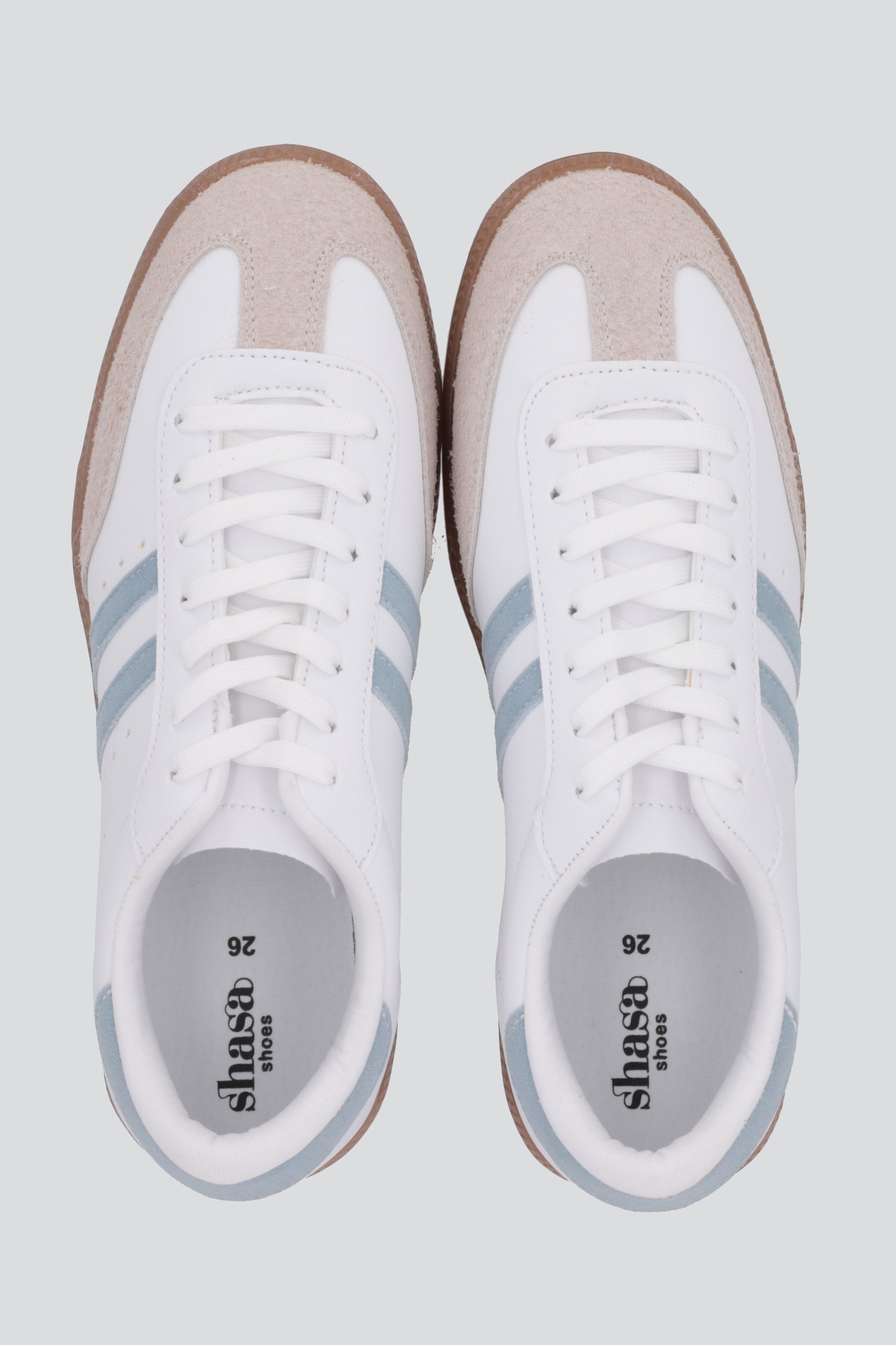 Tenis Dos Líneas Punta Durazno AZUL