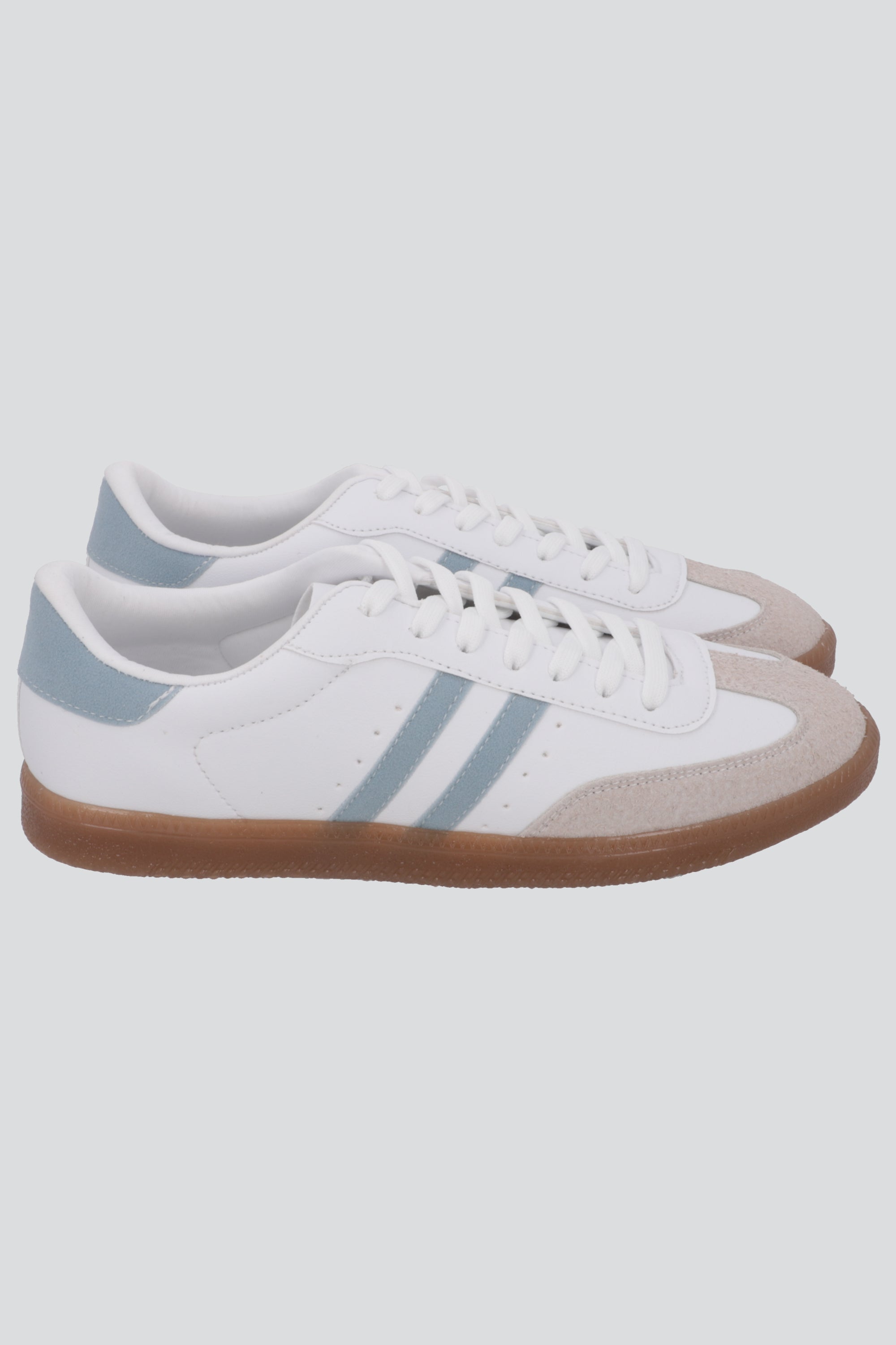 Tenis Dos Líneas Punta Durazno AZUL
