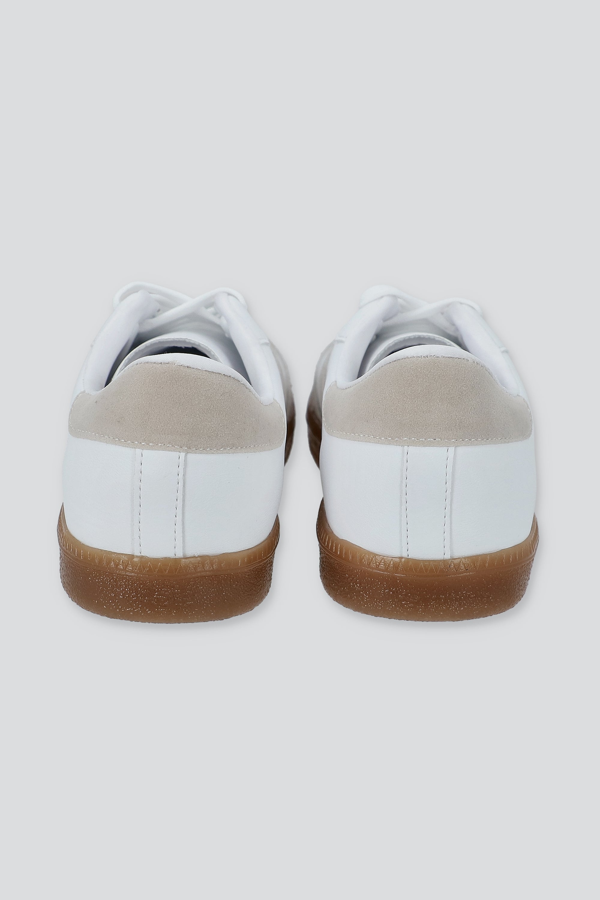 Tenis Dos Líneas Punta Durazno TAUPE