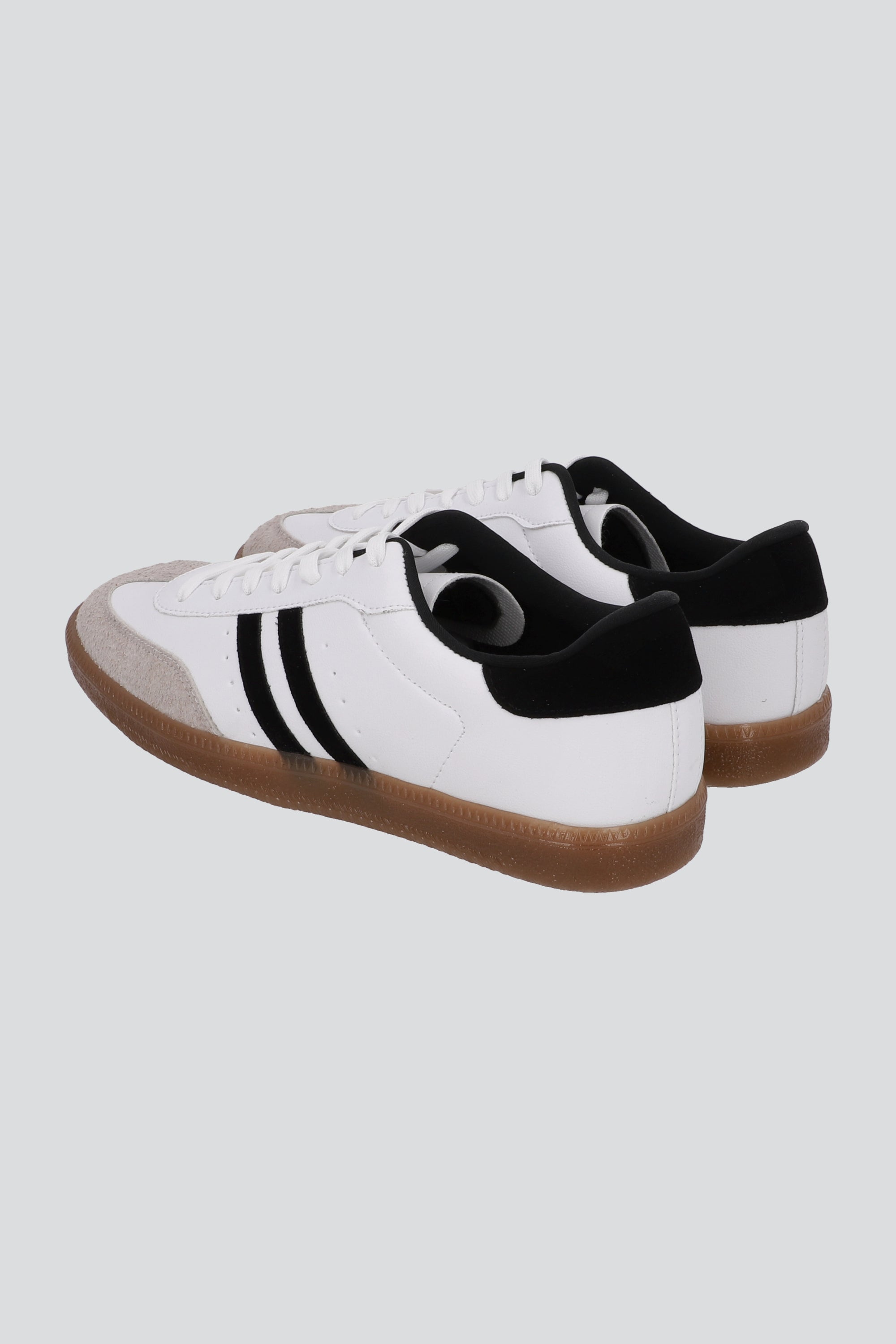 Tenis Dos Líneas Punta Durazno NEGRO