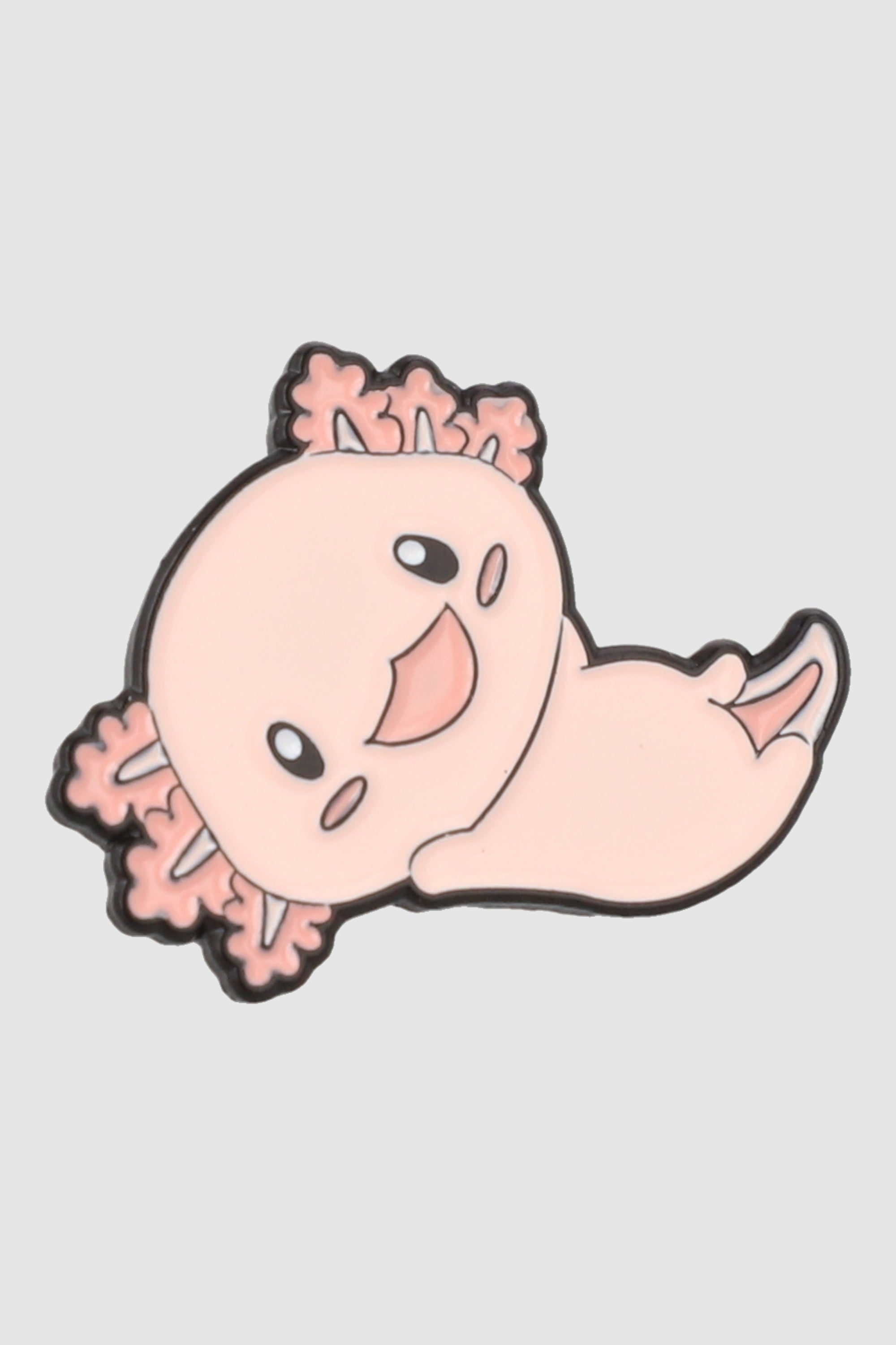 Pin ajolote acostado cute ROSA