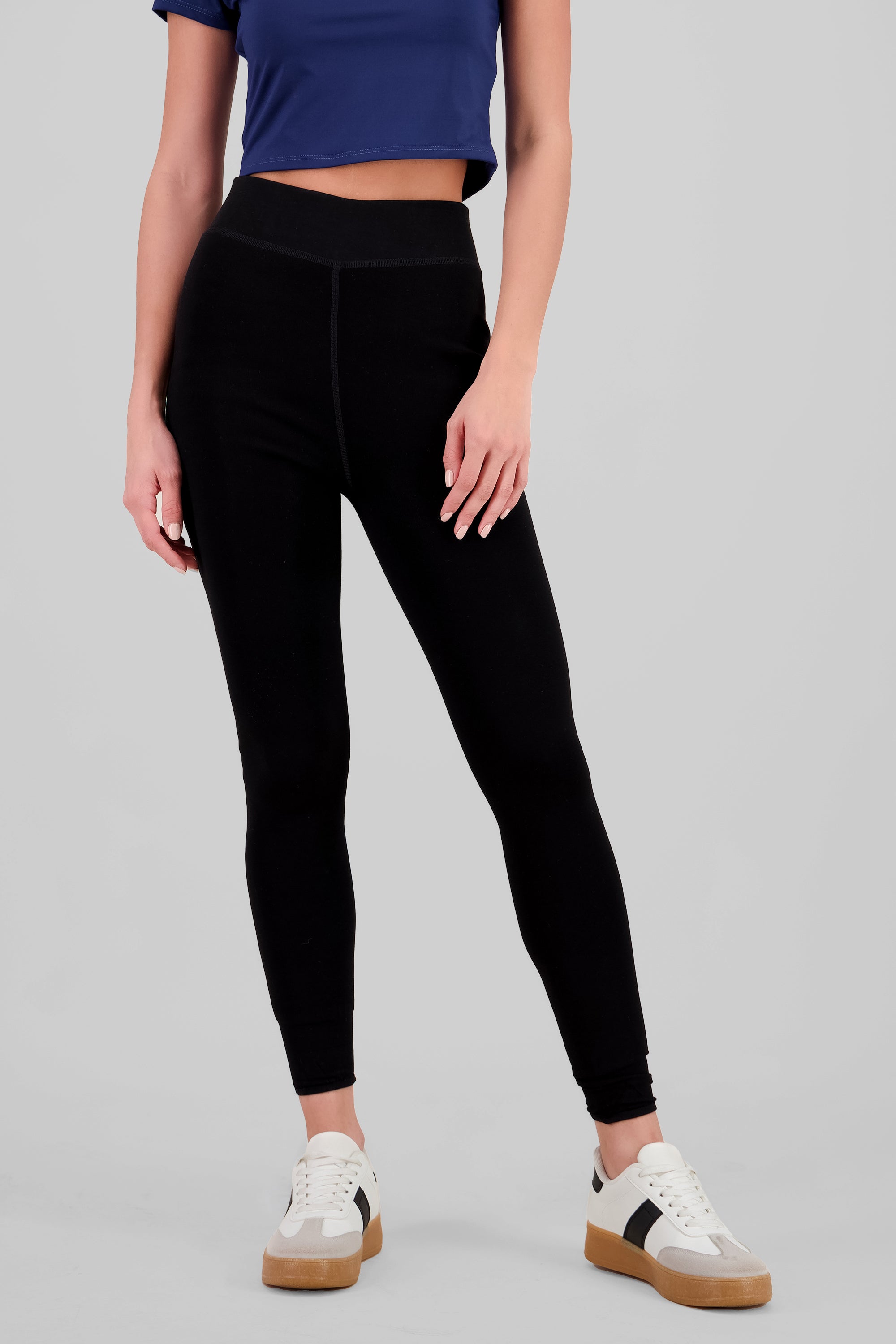Leggins lisos polares NEGRO