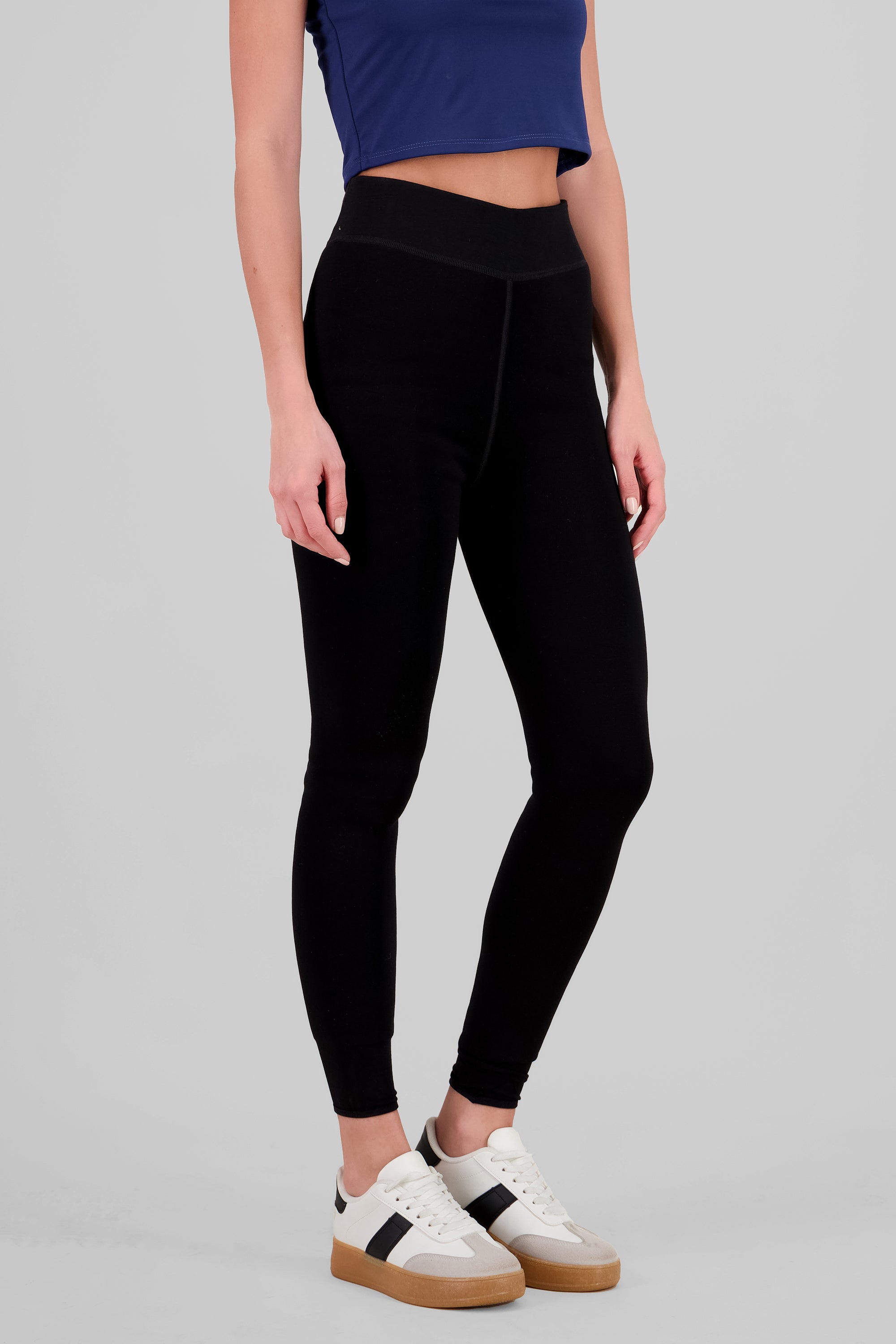 Leggins lisos polares NEGRO