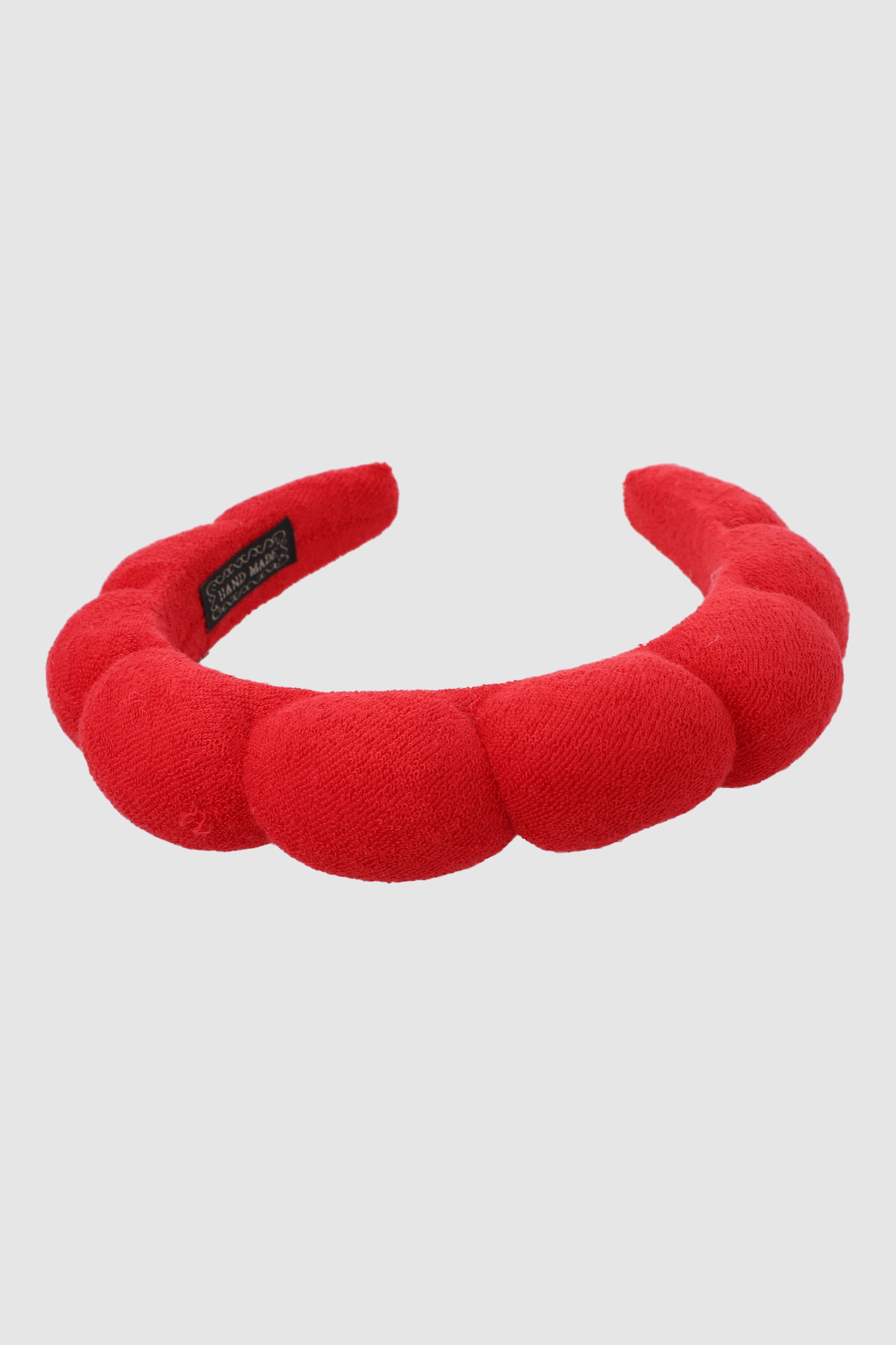Diadema desmaquillante nube toalla ROJO