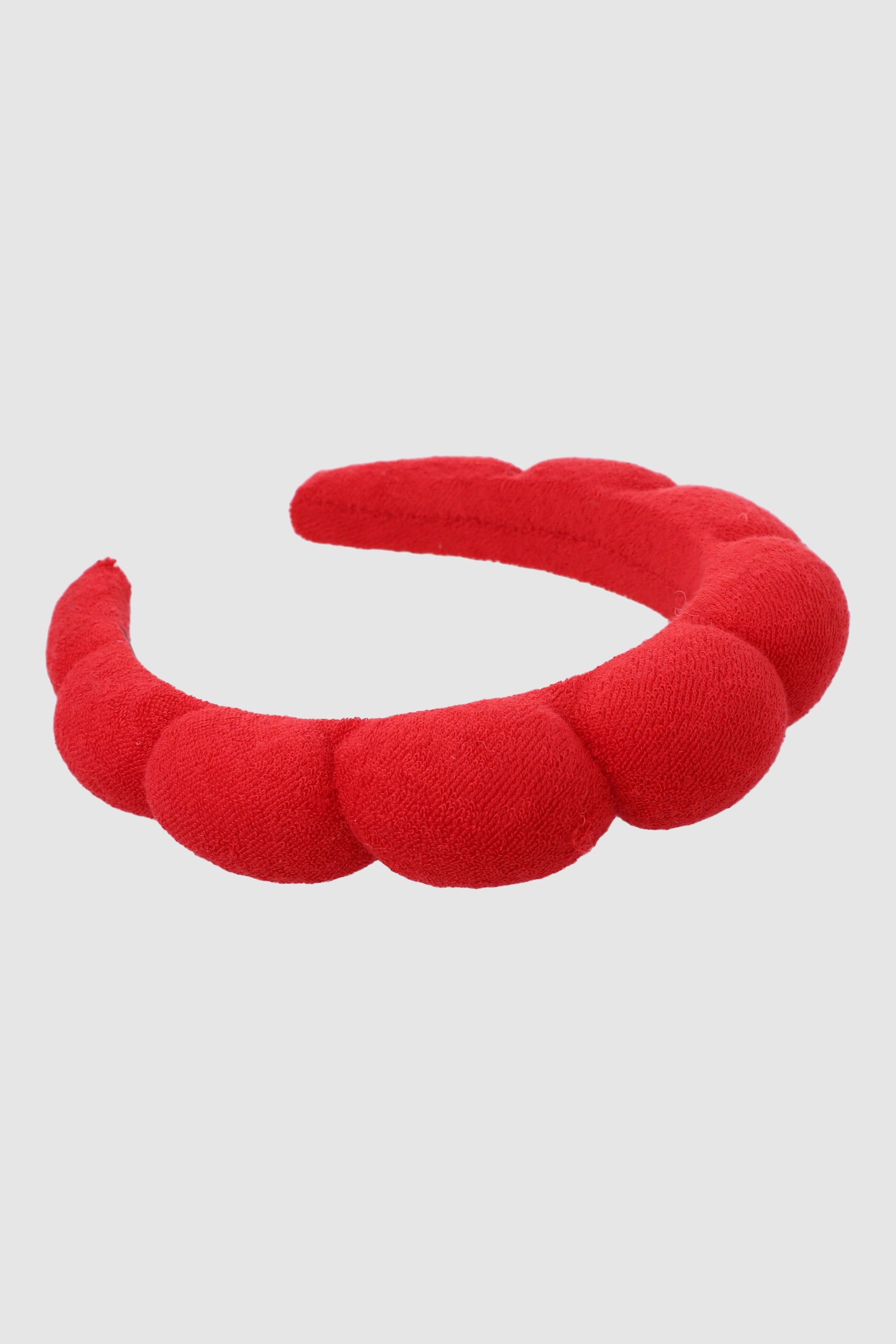 Diadema desmaquillante nube toalla ROJO