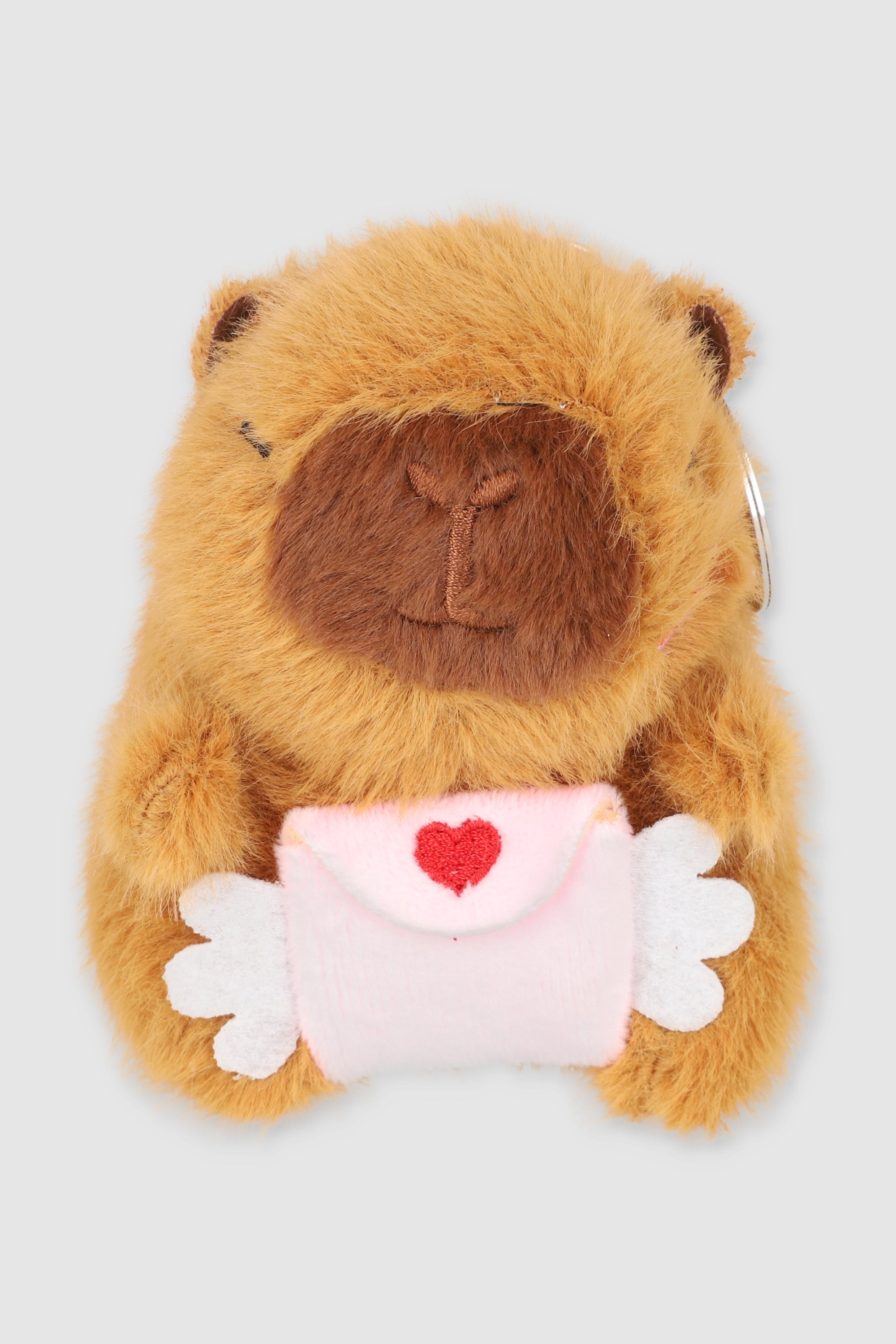 LLAVERO CAPIBARA VALENTINES ROSA