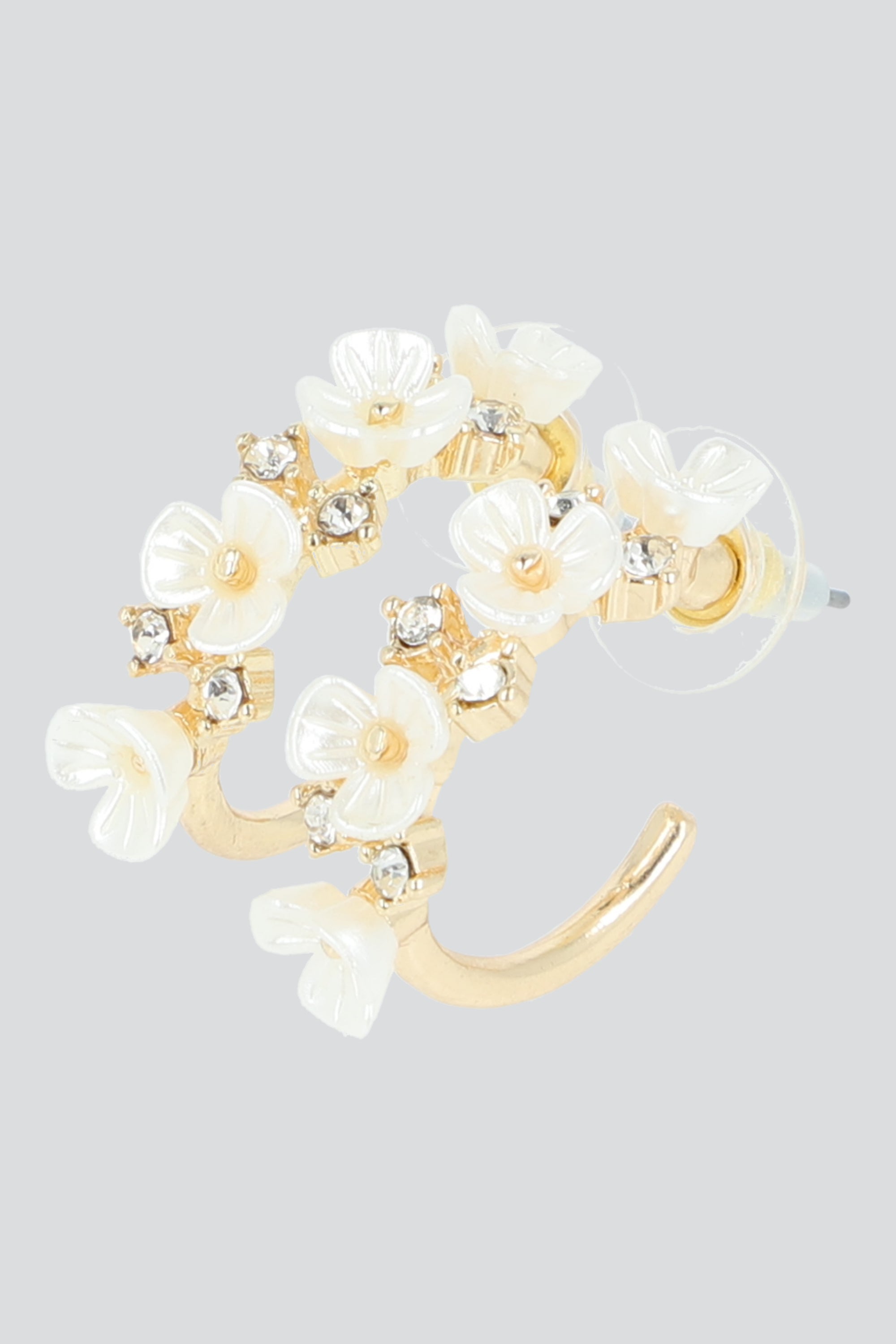 ARRACADAS MULTI FLORES ORO