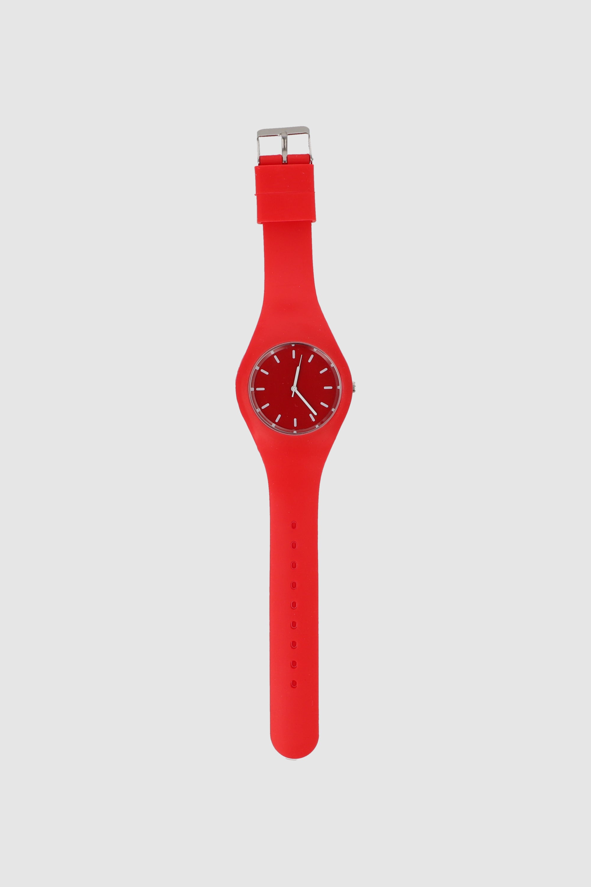 Reloj plastico color ROJO