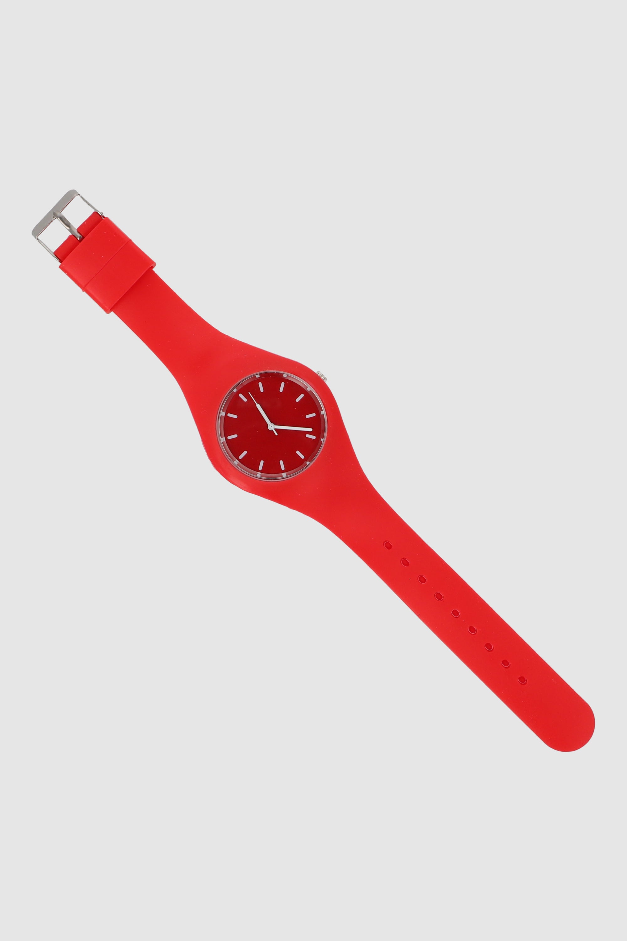 Reloj plastico color ROJO