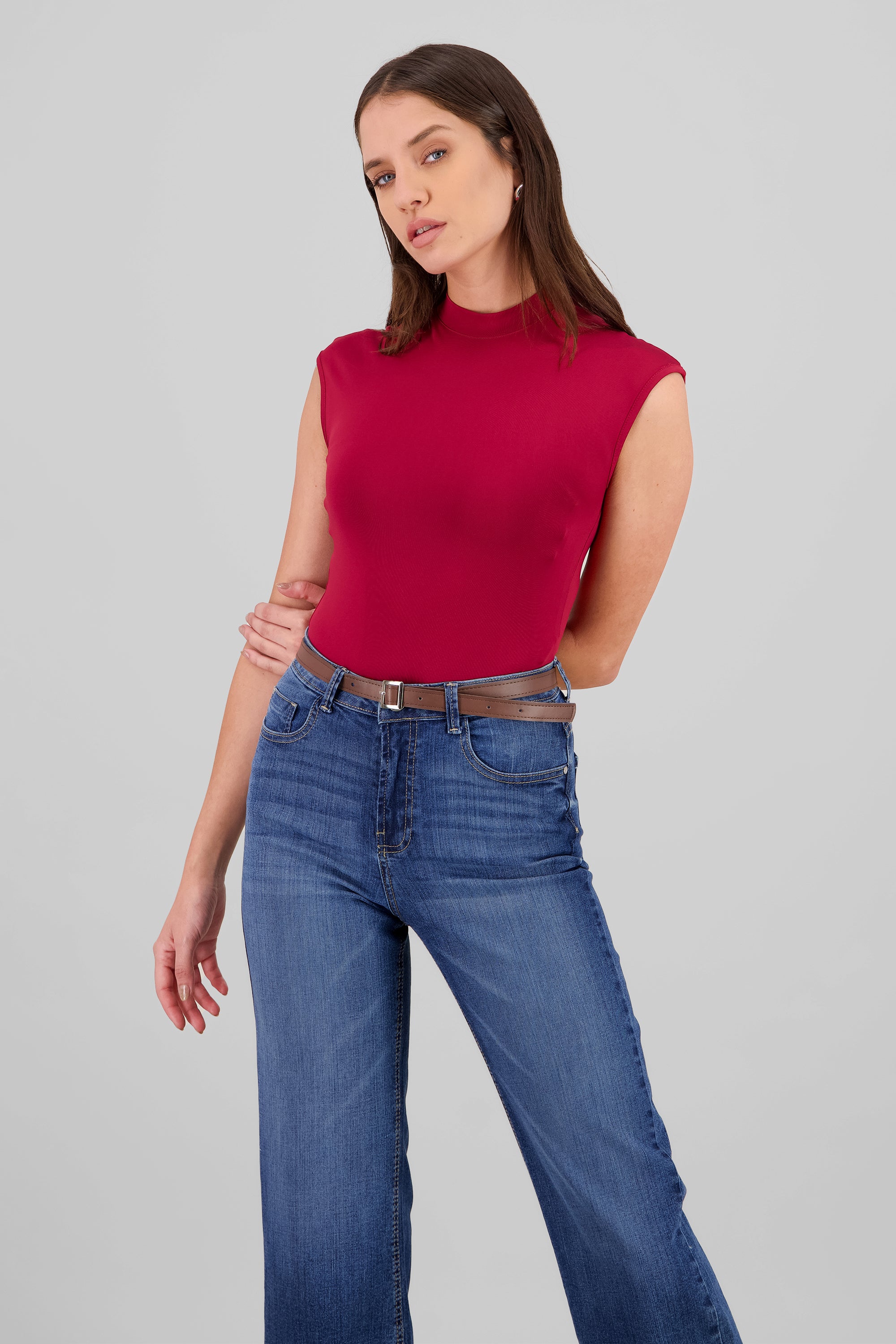 Bodysuit cuello alto ROJO