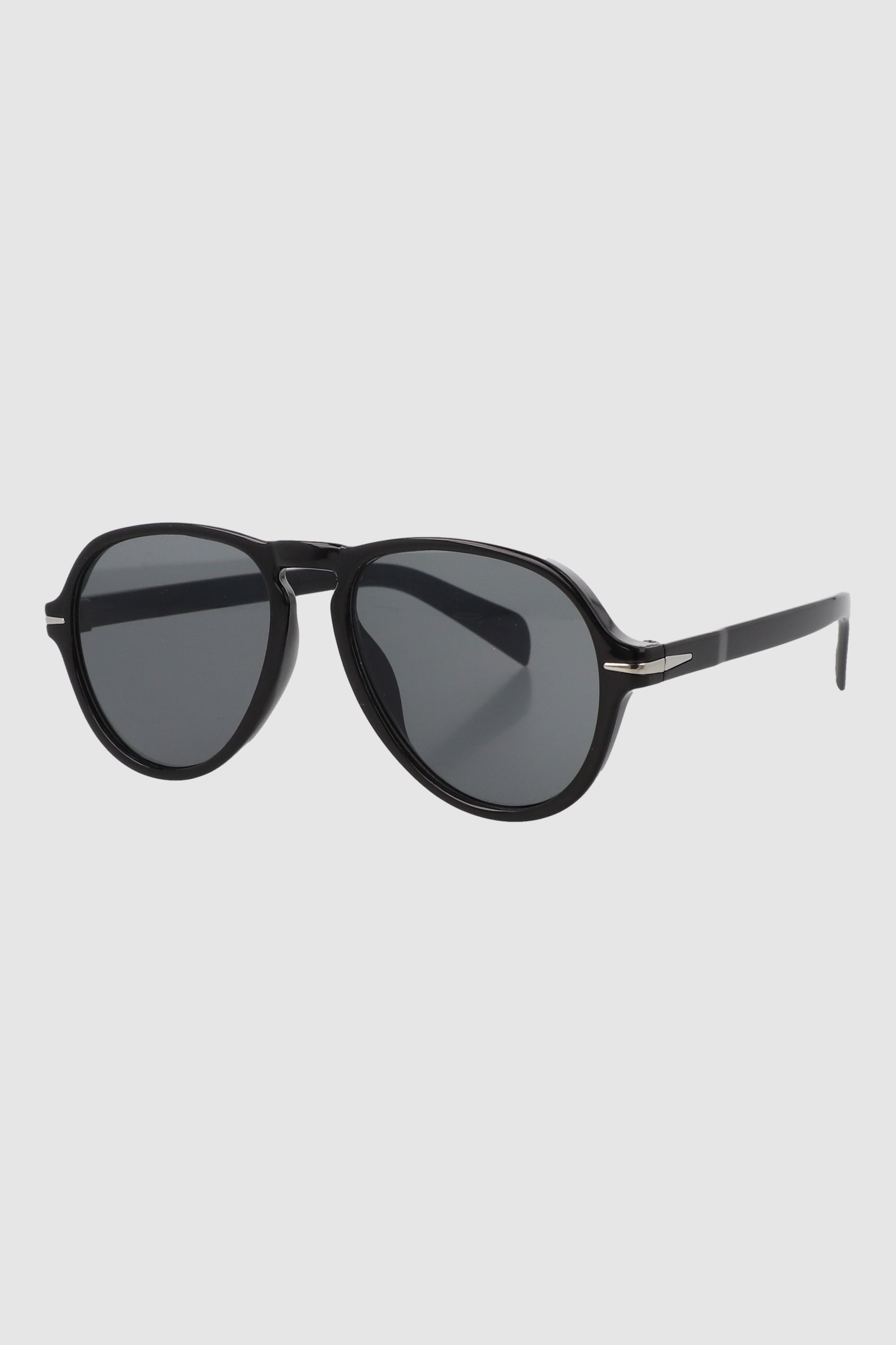 Lentes aviador armazon delgado NEGRO