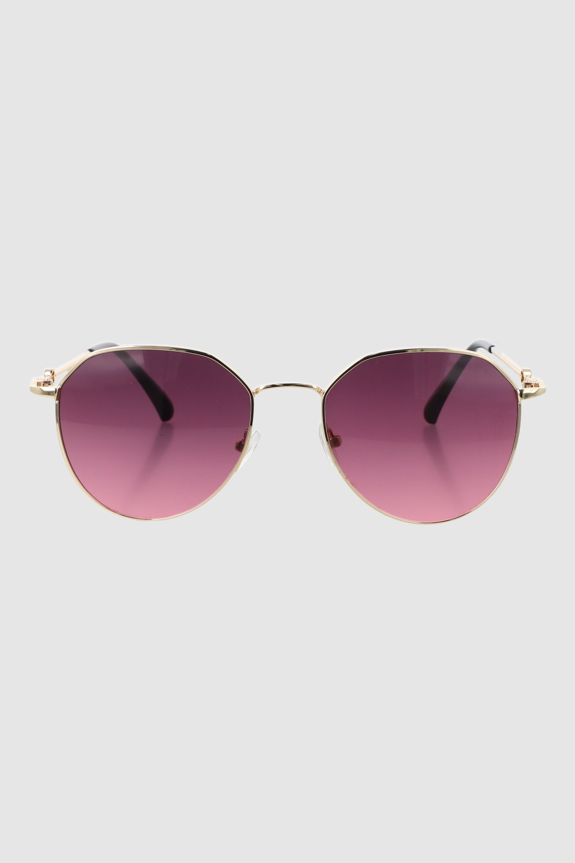 Lentes redondos sol MORADO