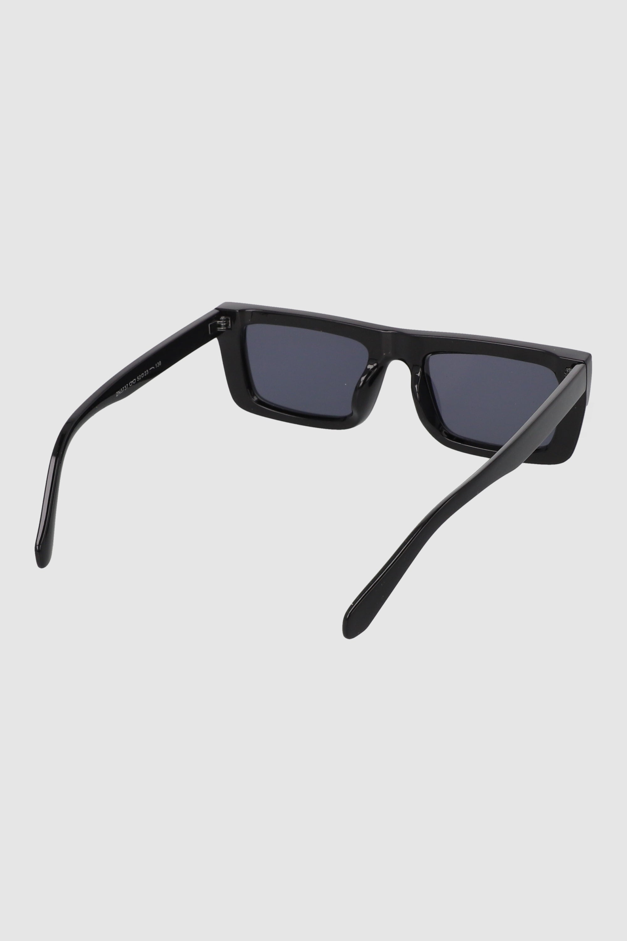 Lentes rectangulares rectos NEGRO