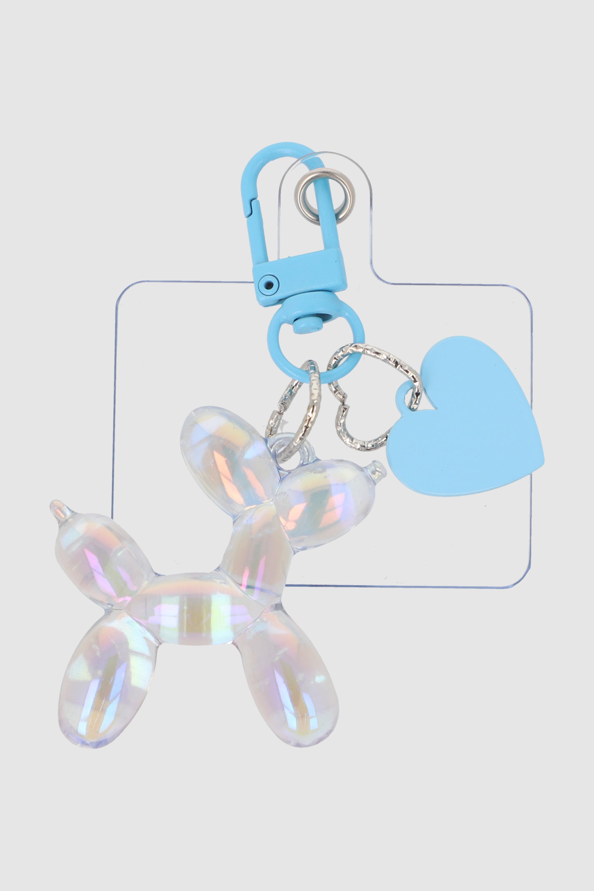 Charm cel perro globo corazon AZUL