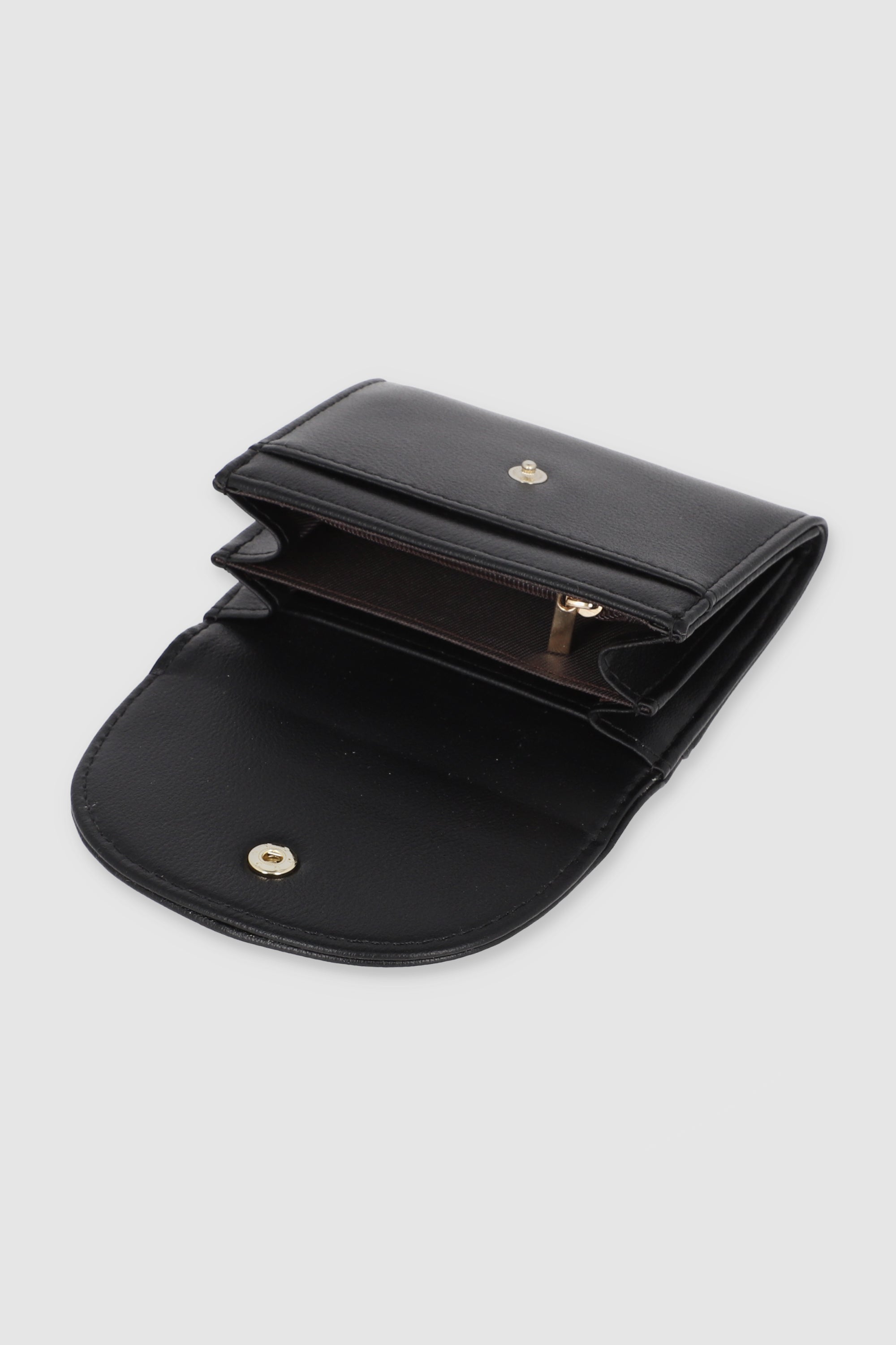 Monedero tapa boton NEGRO