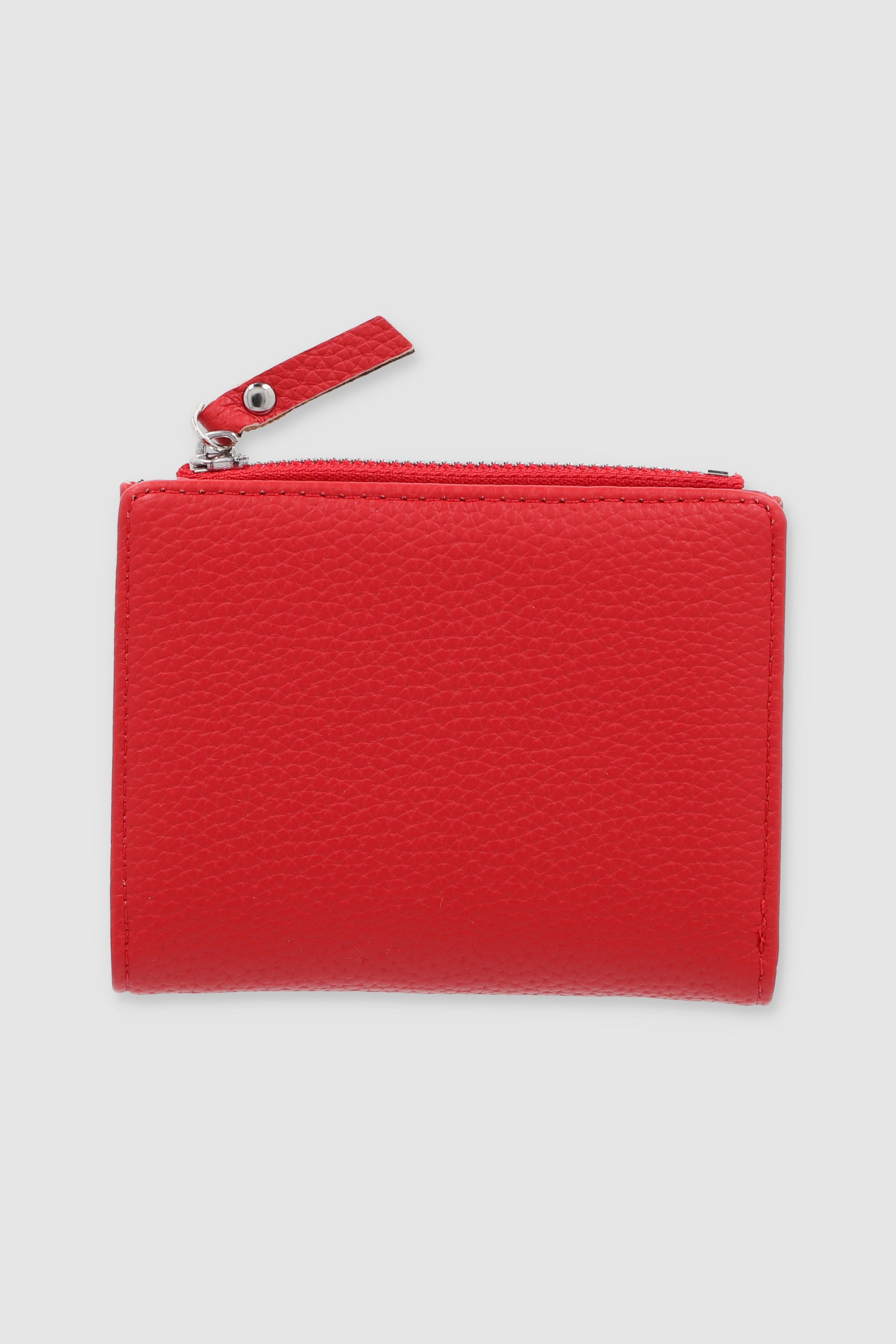 Cartera mini tapa sencilla ROJO