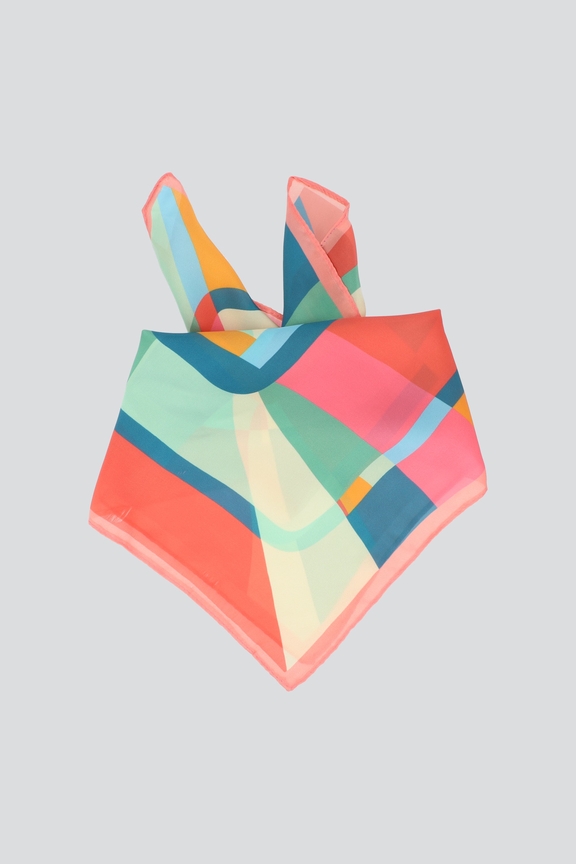 Pañuelo print figuras geométricas MULTICOLOR