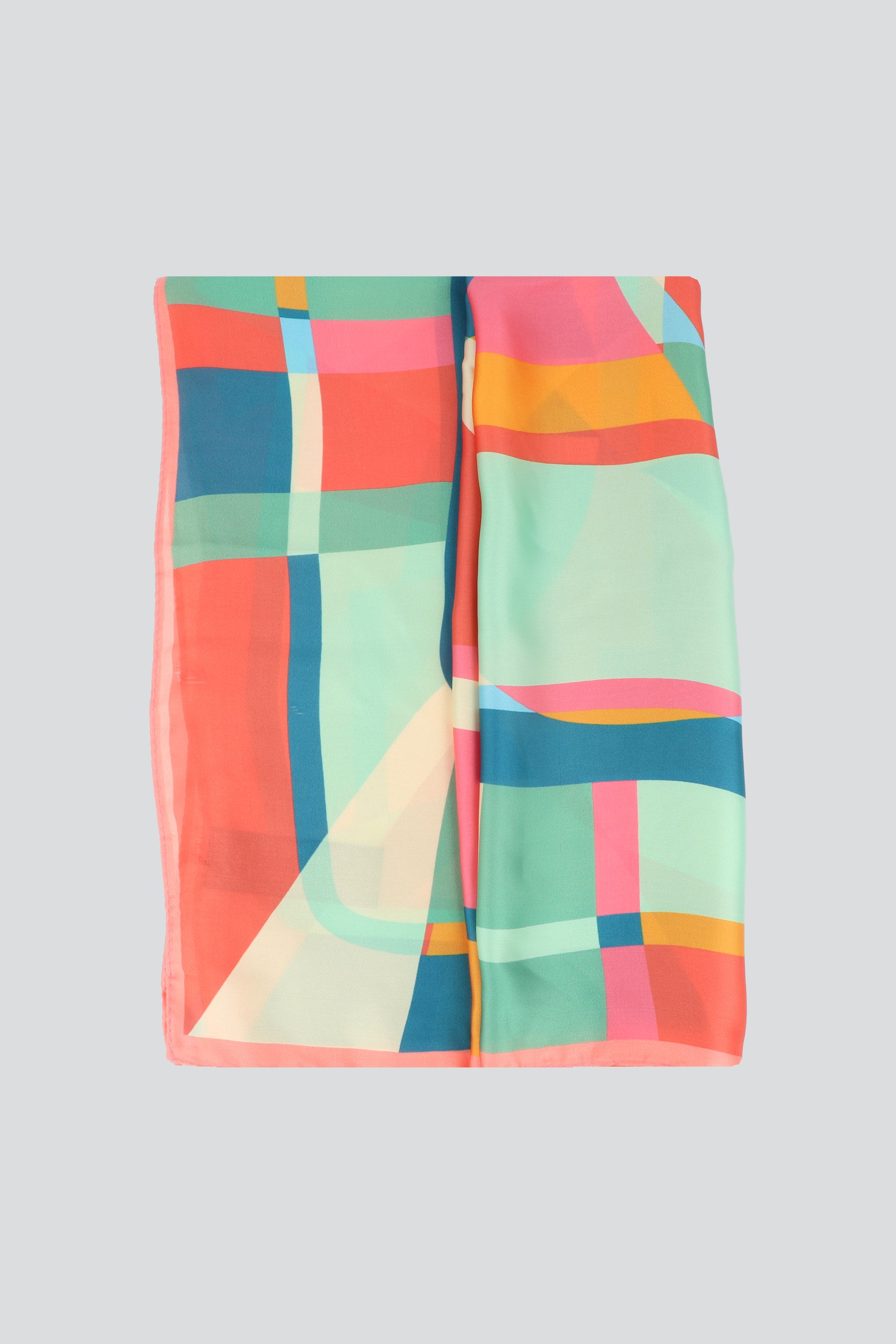 Pañuelo print figuras geométricas MULTICOLOR