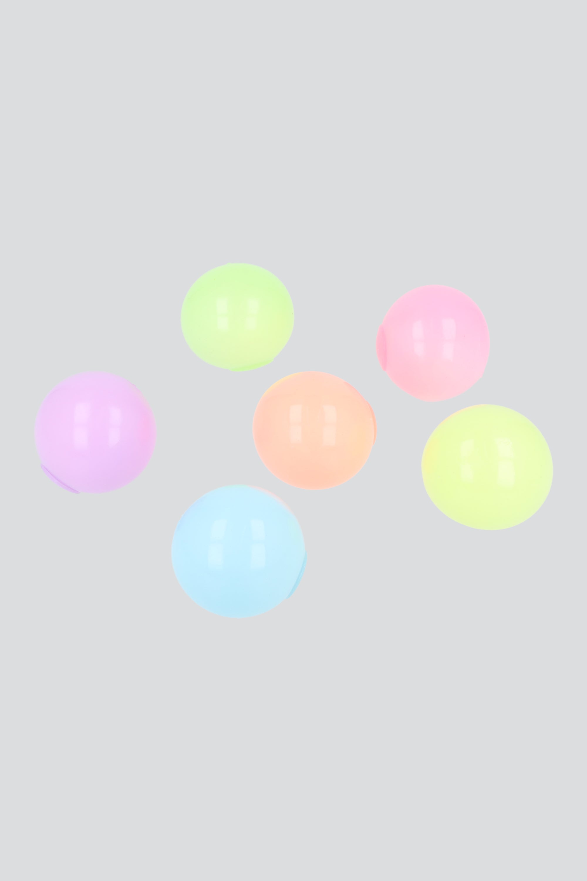 Set 6 squishies bolitas MULTICOLOR